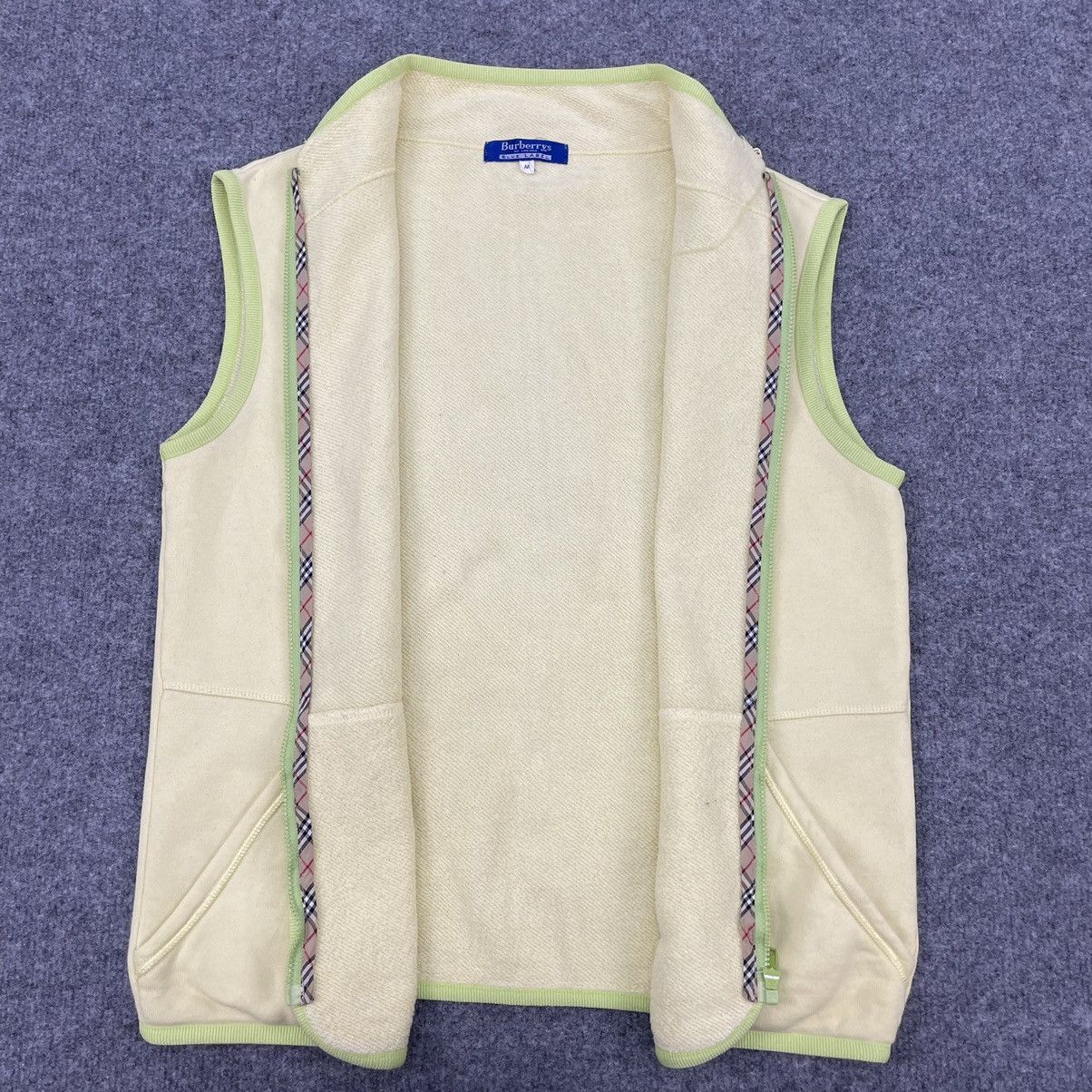 Burberry × Vintage Vintage Burberrys Vest Soft Yellow Size M Size US M / EU 48-50 / 2 - 4 Thumbnail