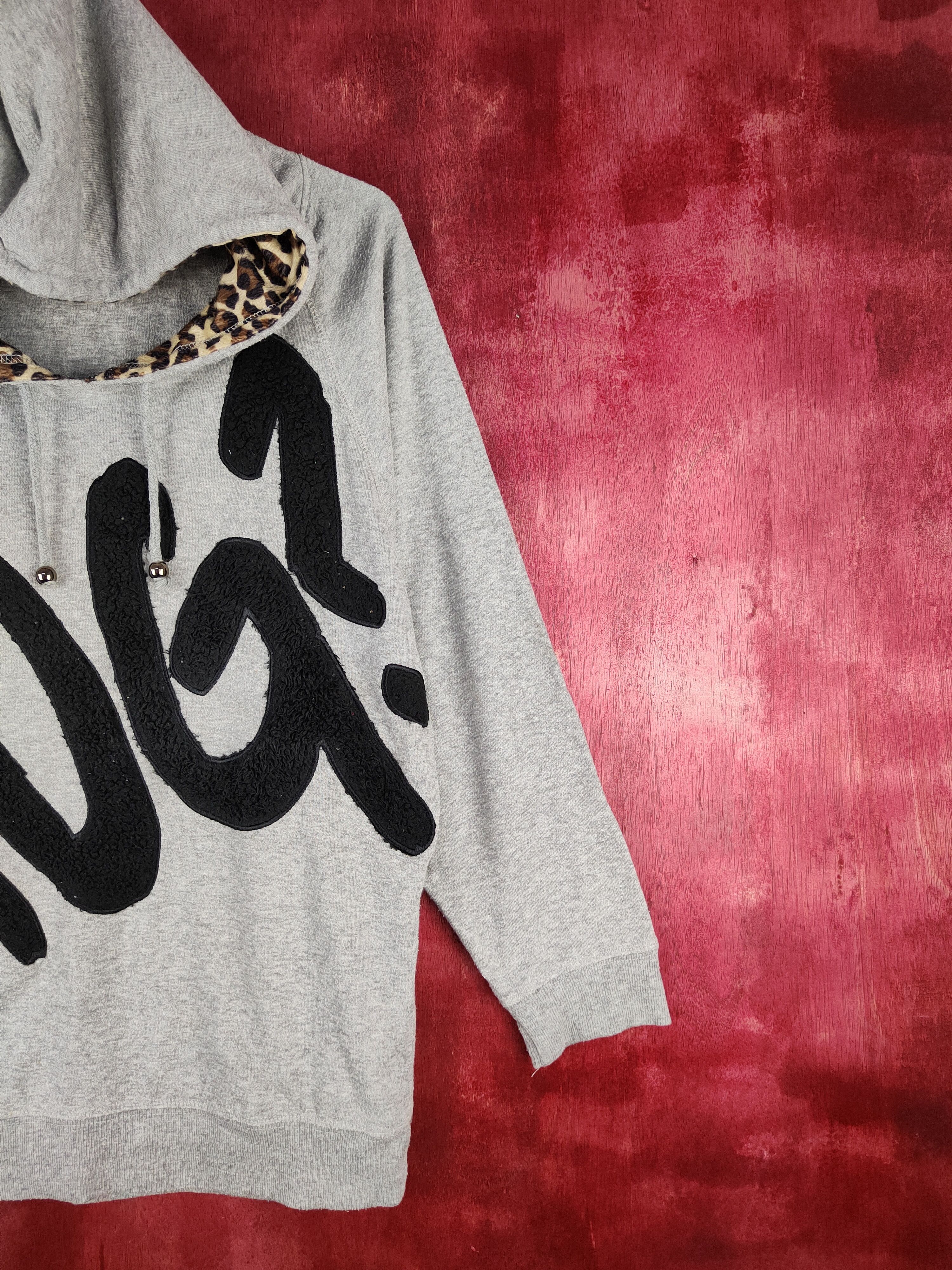 City Streets × Japanese Brand Galyge Gray Hug Hoodie Sweatshirt hoodie leopard #167B Size L / US 10 / IT 46 - 6 Thumbnail
