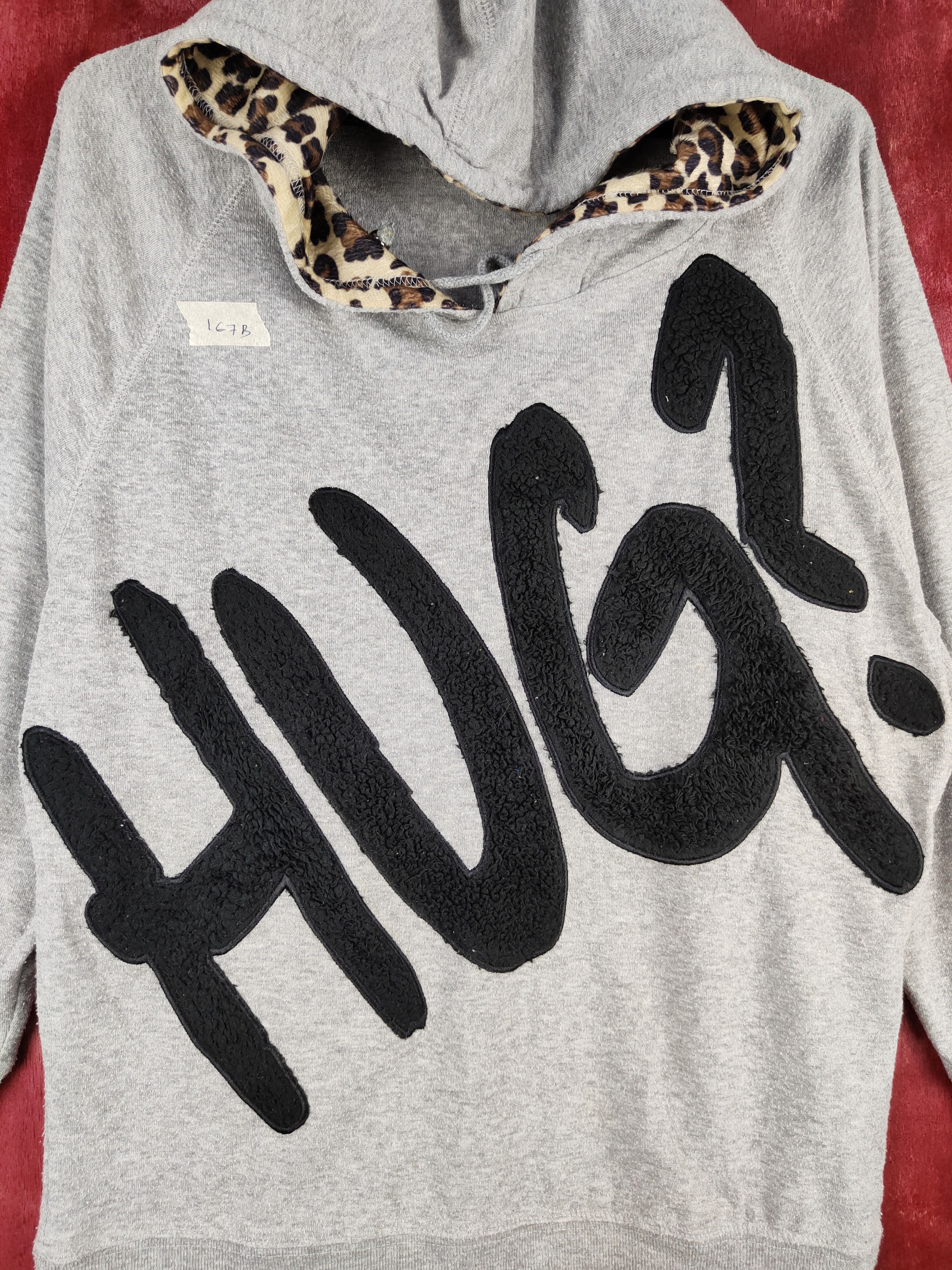 City Streets × Japanese Brand Galyge Gray Hug Hoodie Sweatshirt hoodie leopard #167B Size L / US 10 / IT 46 - 3 Thumbnail