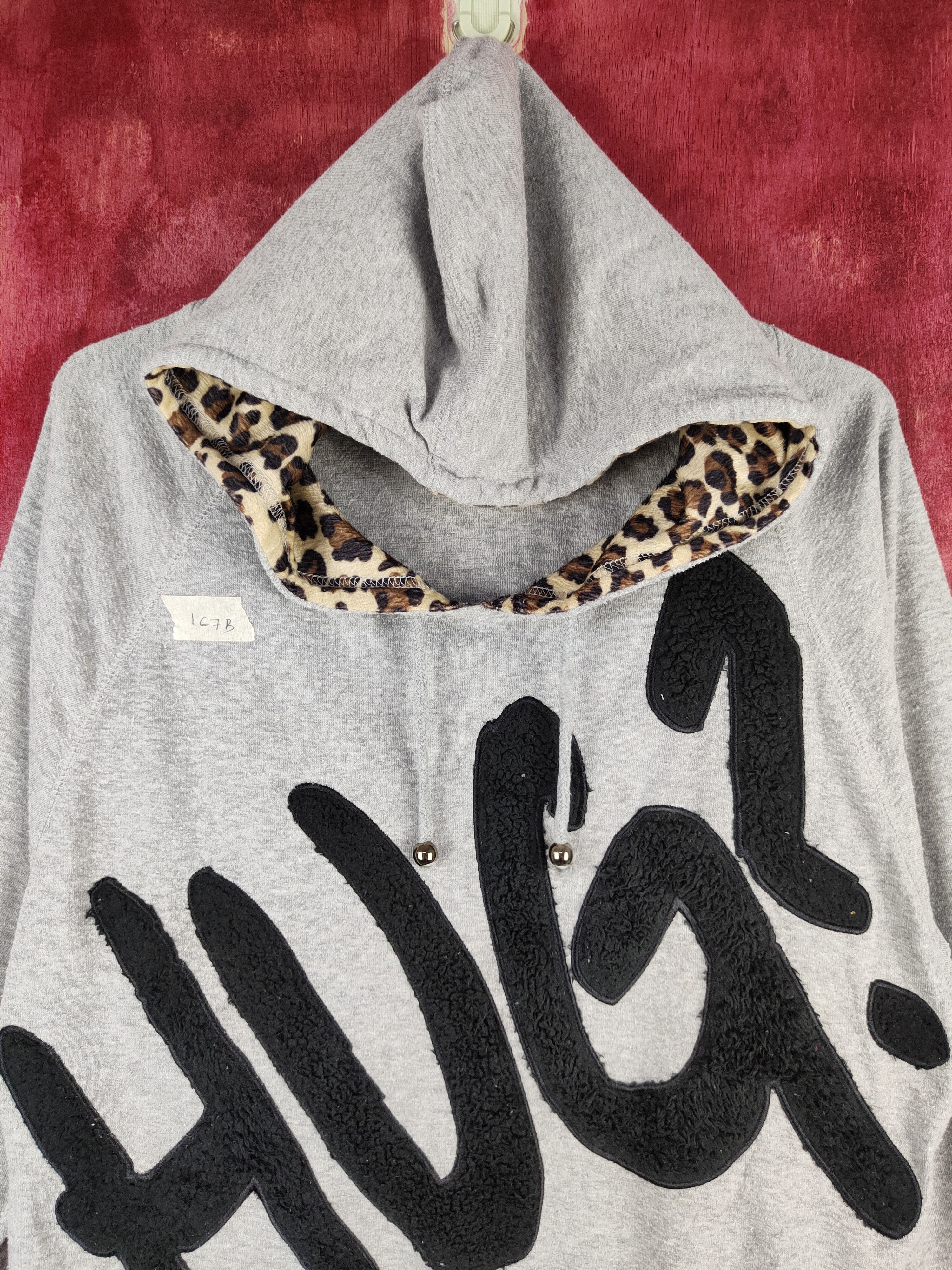 City Streets × Japanese Brand Galyge Gray Hug Hoodie Sweatshirt hoodie leopard #167B Size L / US 10 / IT 46 - 2 Thumbnail