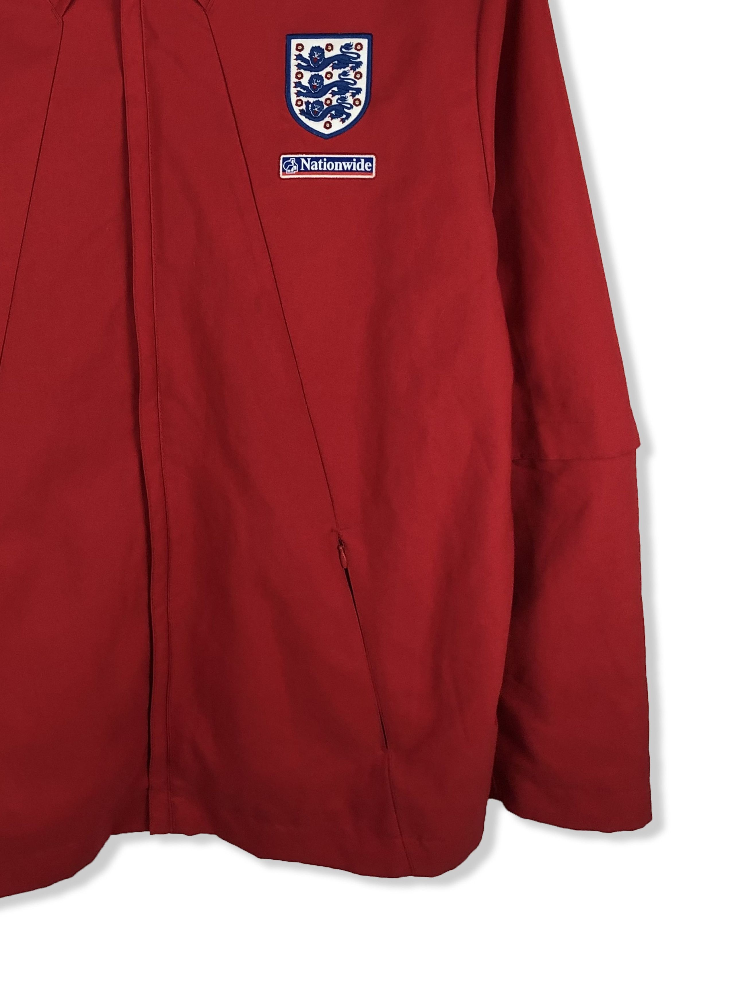 Umbro VINTAGE UMBRO RED LIGHT JACKET ENGLAND BIG BACK LOGO Size US XL / EU 56 / 4 - 3 Thumbnail