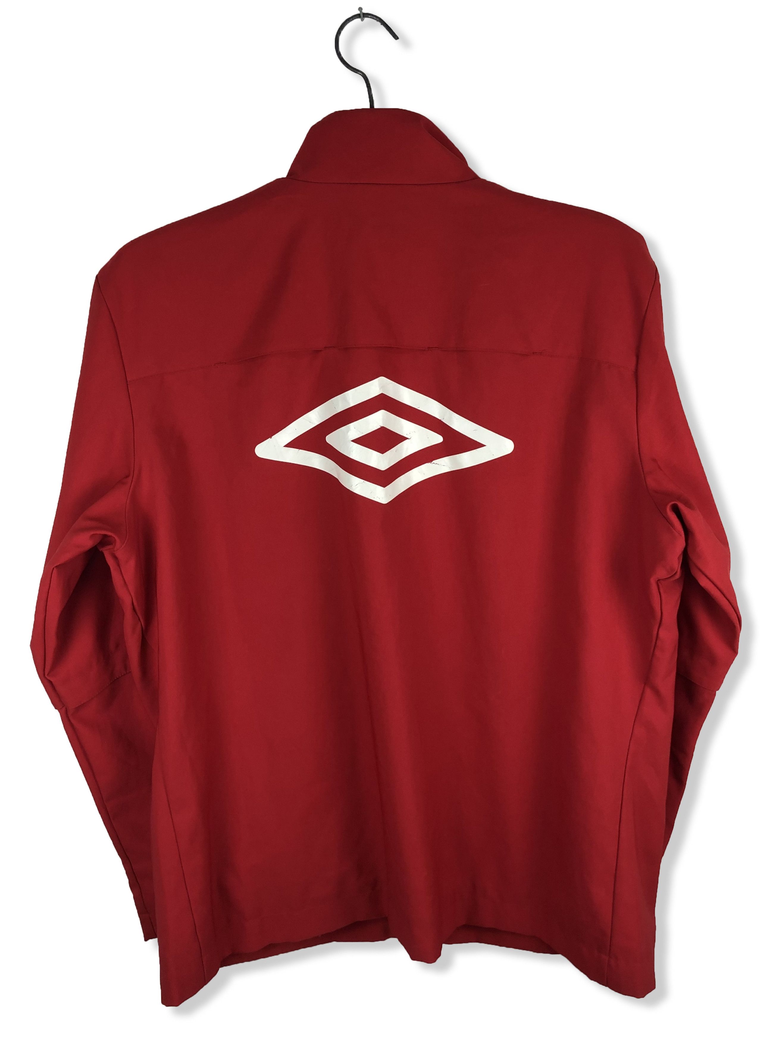 Umbro VINTAGE UMBRO RED LIGHT JACKET ENGLAND BIG BACK LOGO Size US XL / EU 56 / 4 - 1 Thumbnail
