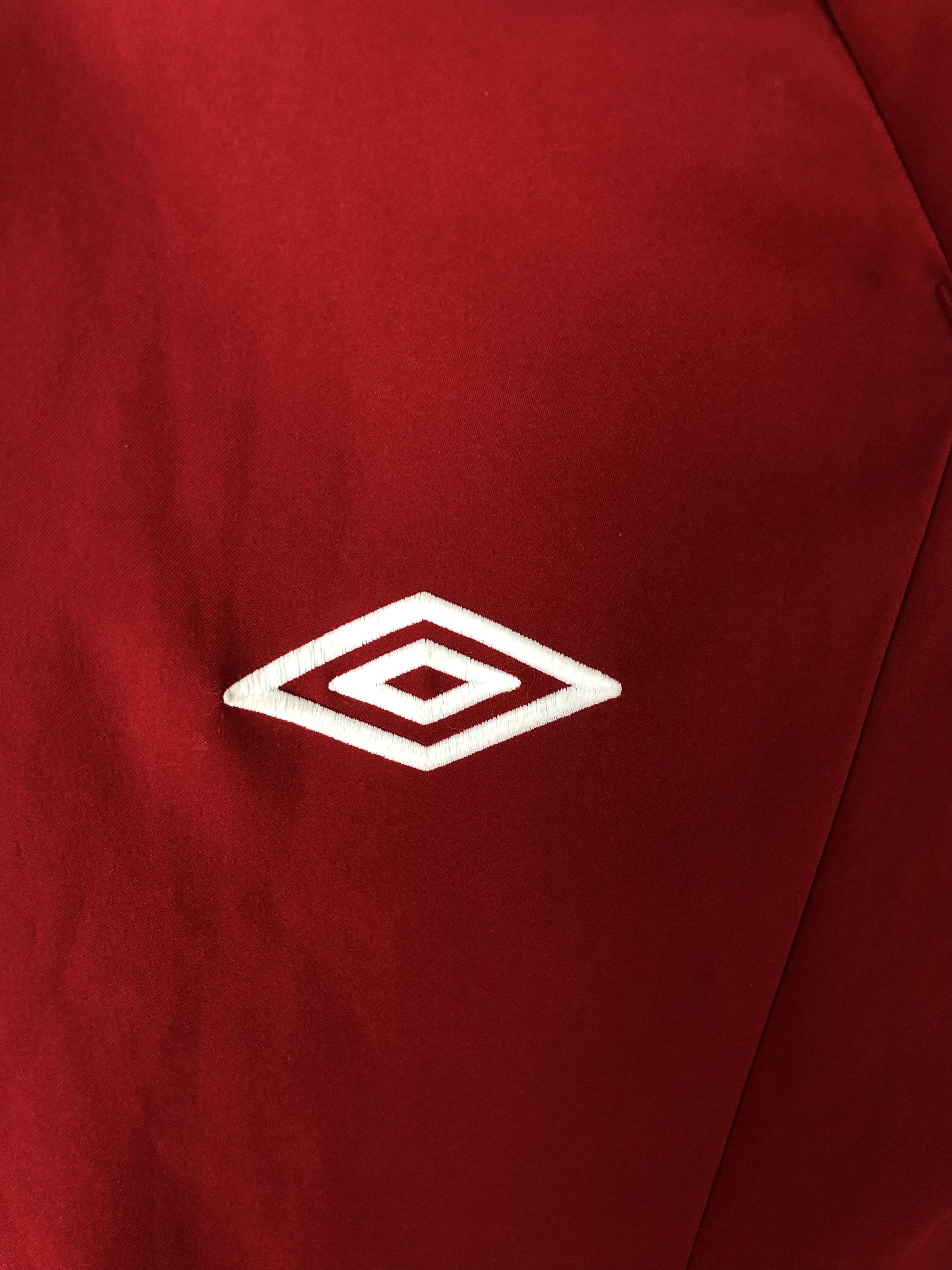 Umbro VINTAGE UMBRO RED LIGHT JACKET ENGLAND BIG BACK LOGO Size US XL / EU 56 / 4 - 6 Thumbnail