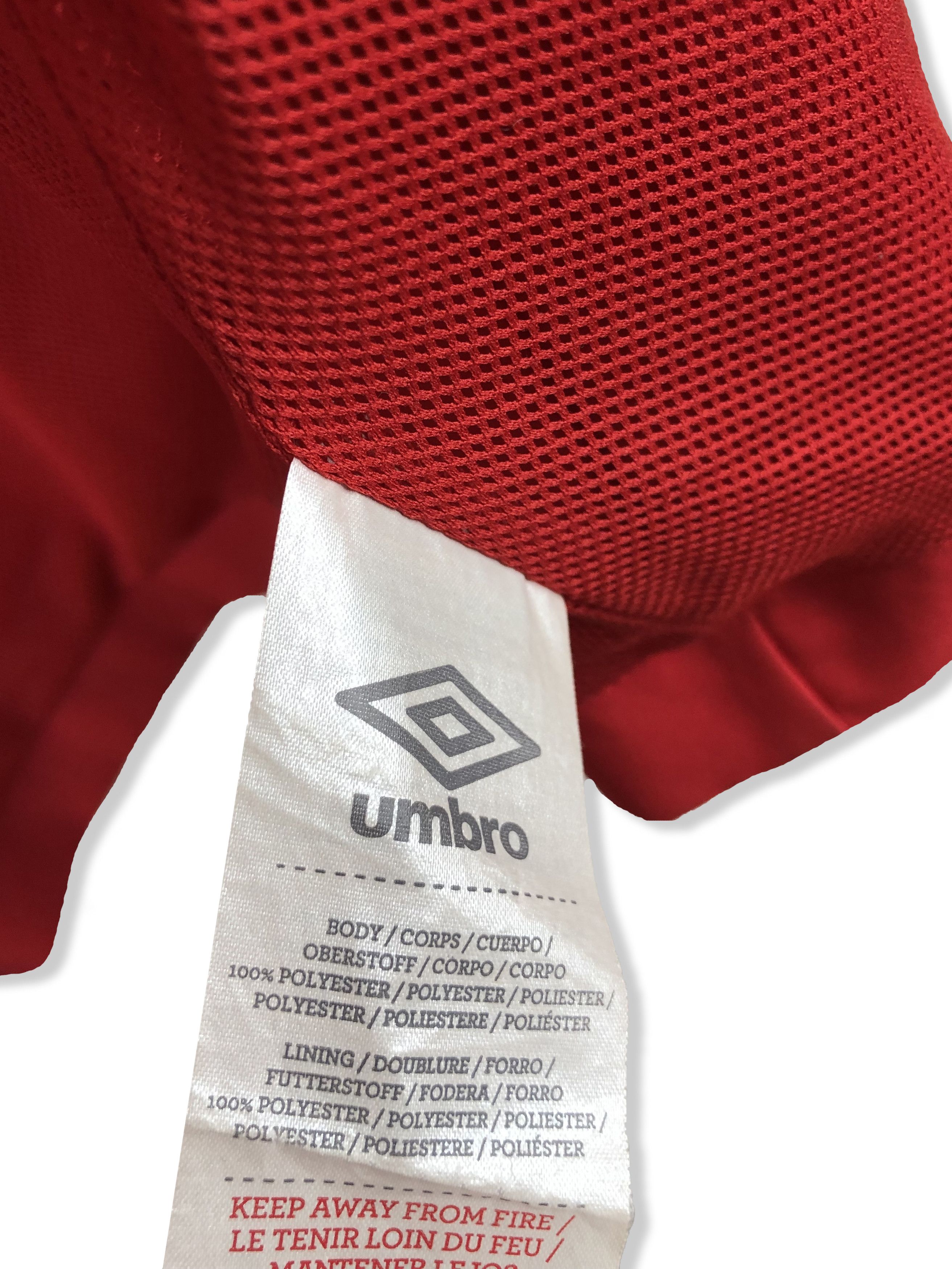 Umbro VINTAGE UMBRO RED LIGHT JACKET ENGLAND BIG BACK LOGO Size US XL / EU 56 / 4 - 11 Thumbnail