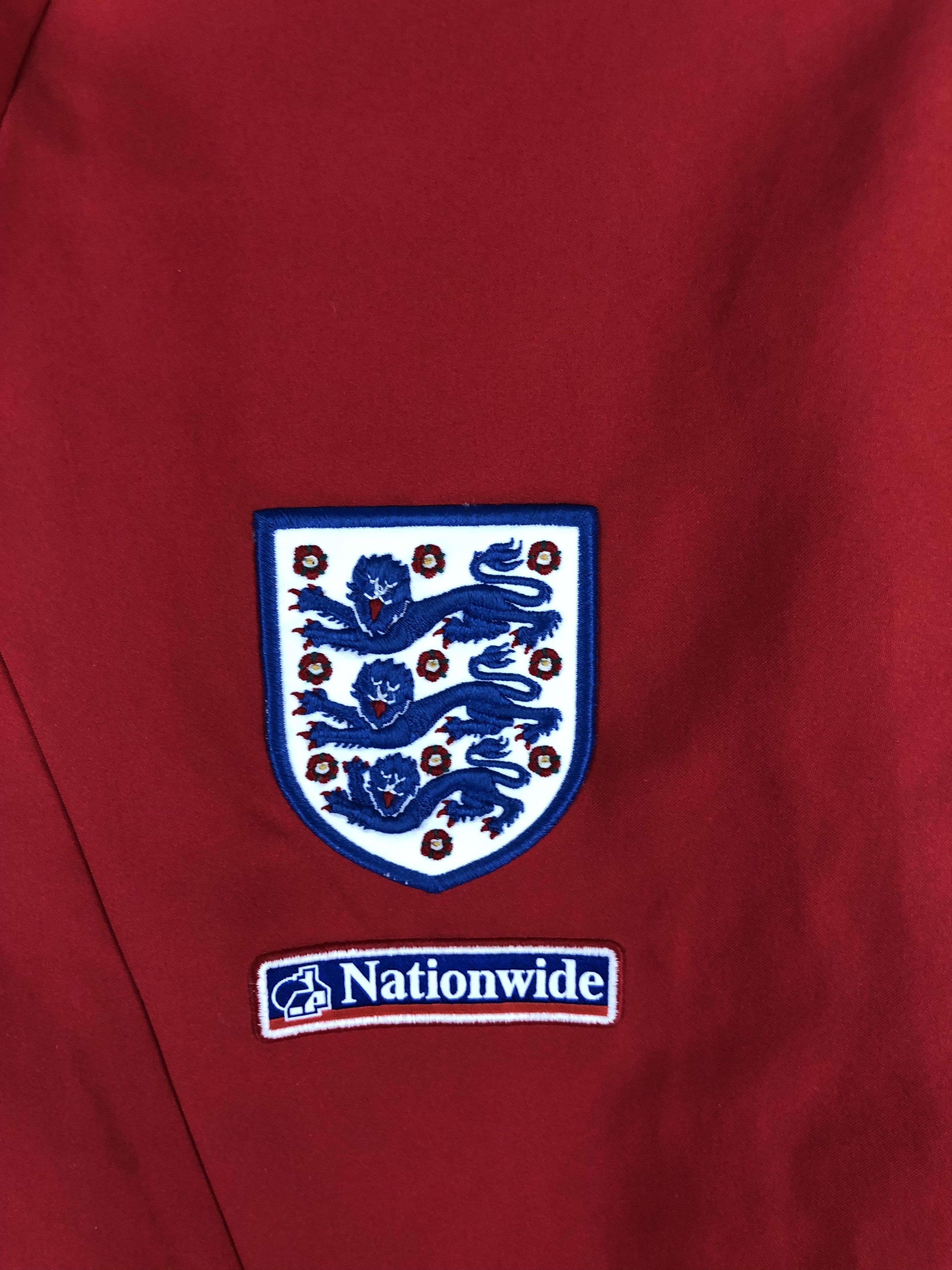 Umbro VINTAGE UMBRO RED LIGHT JACKET ENGLAND BIG BACK LOGO Size US XL / EU 56 / 4 - 5 Thumbnail