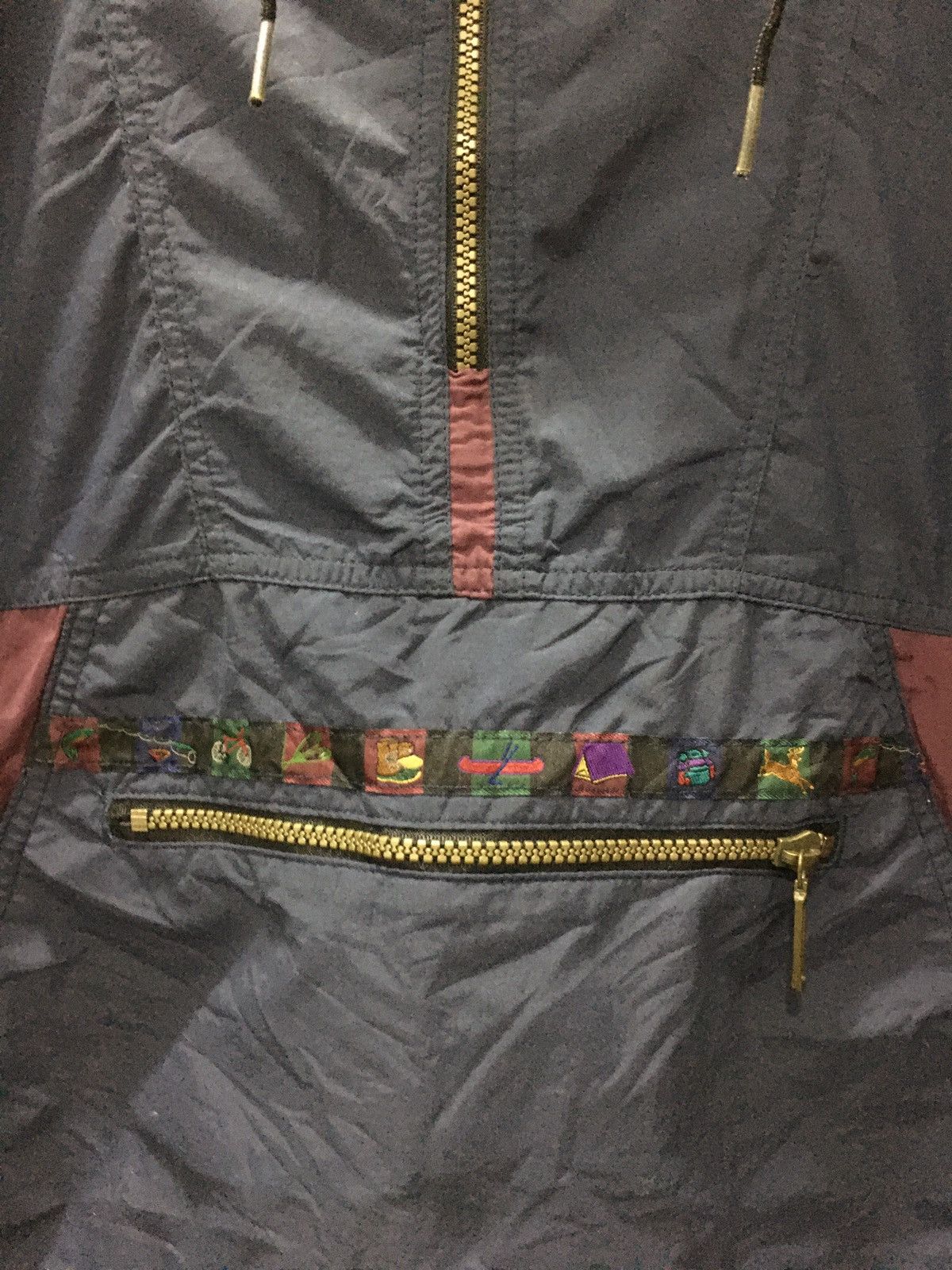 L.L. Bean × Vintage Vtg L.L Bean anorak hoodie windbreaker jacket Size L / US 10 / IT 46 - 4 Thumbnail