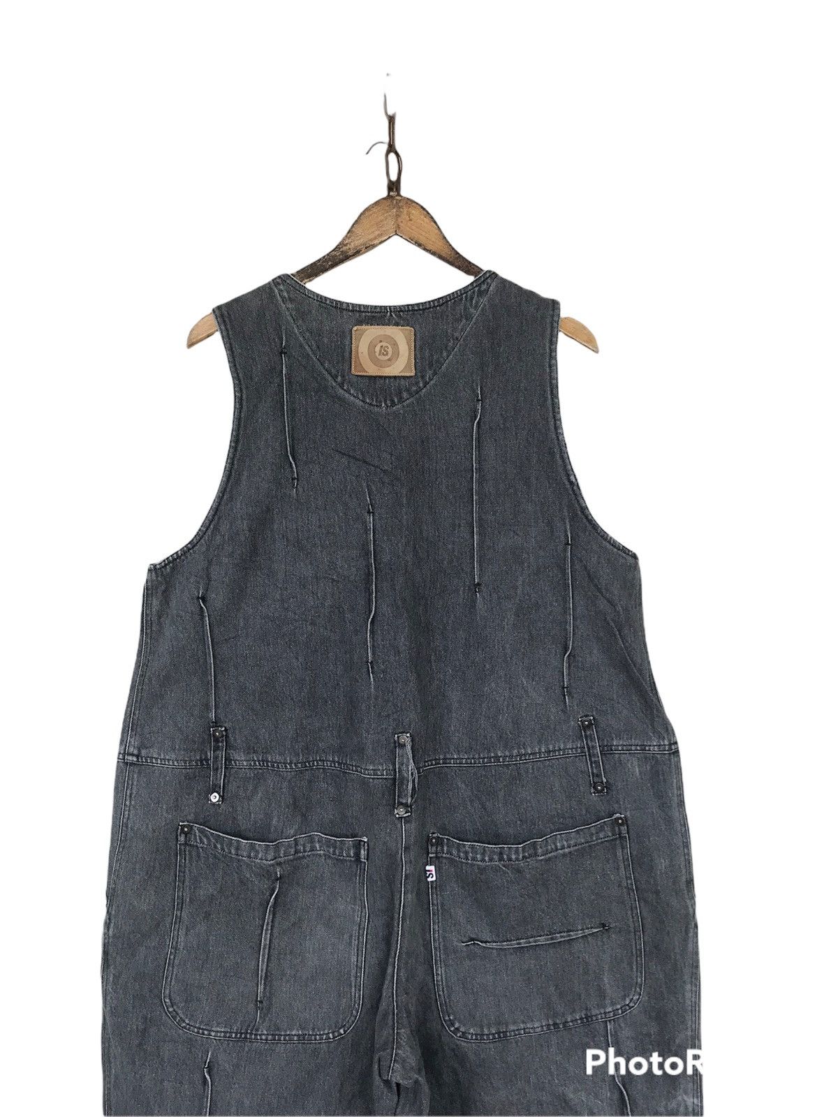 Issey Miyake Vintage Rare🔥Issey Miyake Overalls Denim Size US 44 / EU 60 - 7 Thumbnail