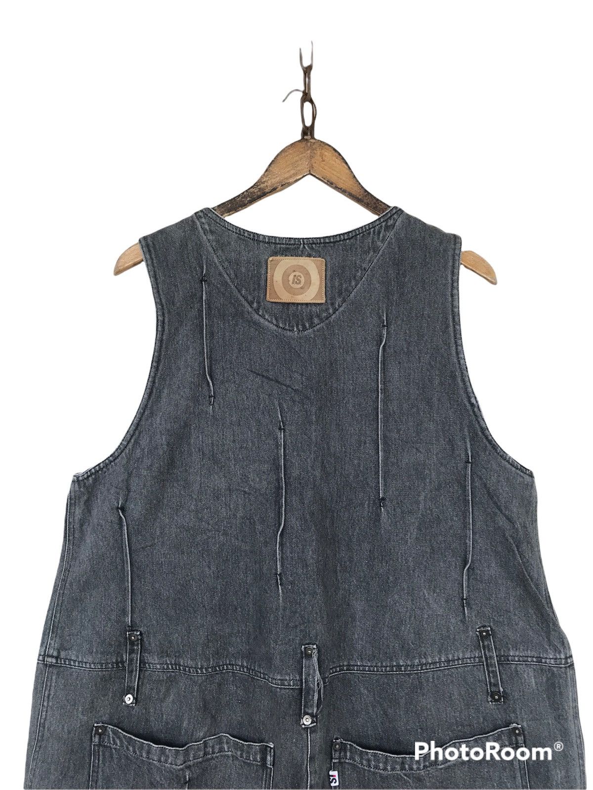 Issey Miyake Vintage Rare🔥Issey Miyake Overalls Denim Size US 44 / EU 60 - 8 Thumbnail