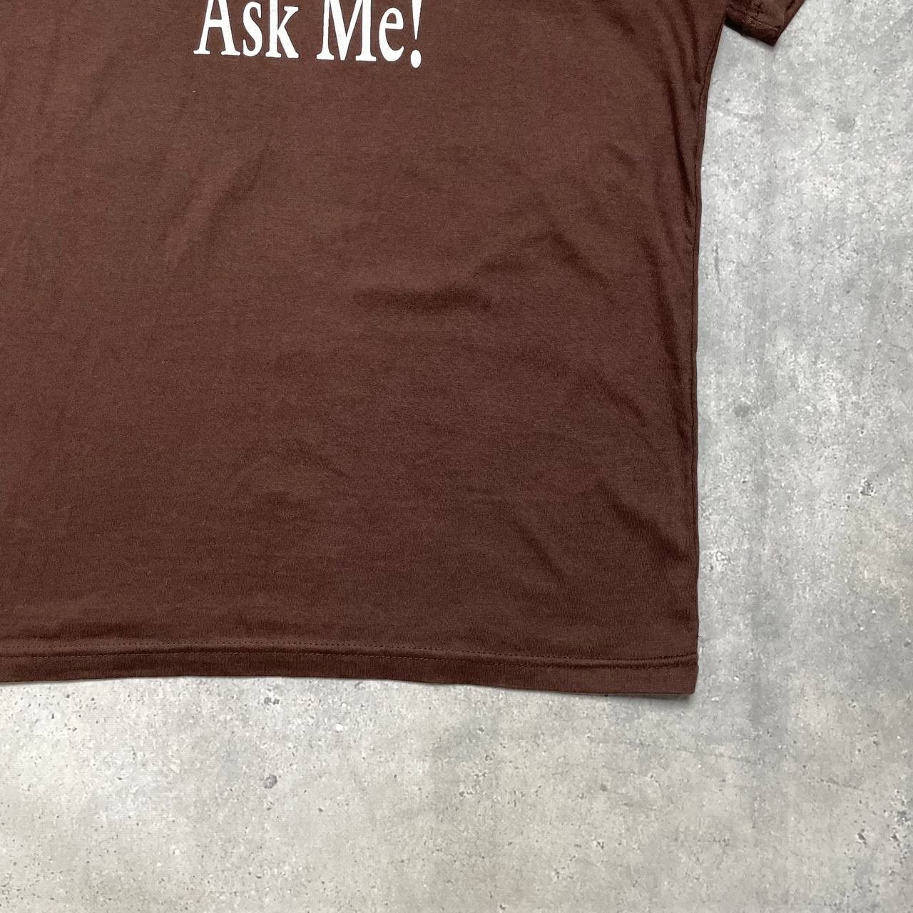 Other Vintage Y2K Fuck Google Ask Me Humor T Shirt Brown Size US M / EU 48-50 / 2 - 13 Thumbnail