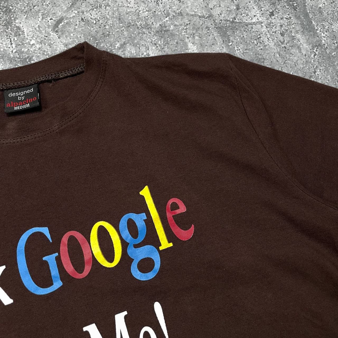 Other Vintage Y2K Fuck Google Ask Me Humor T Shirt Brown Size US M / EU 48-50 / 2 - 4 Thumbnail