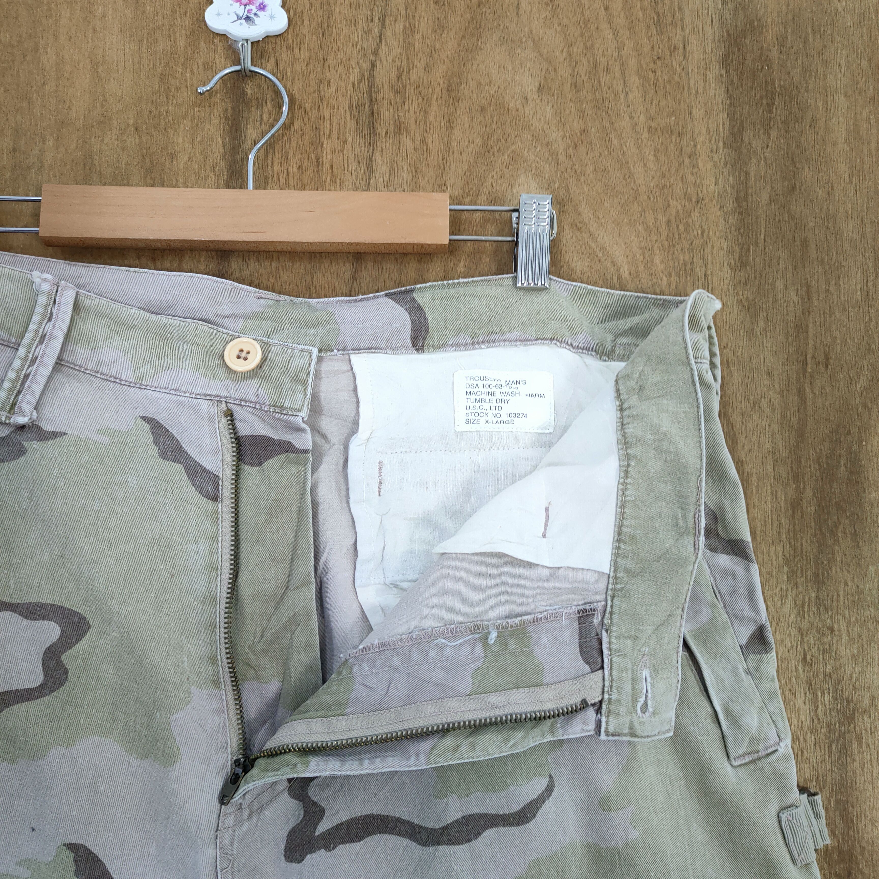 Vintage VINTAGE TROUSERS MAN CAMO MILITARY WAIST BAG CARGO PANTS Size US 36 / EU 52 - 9 Thumbnail