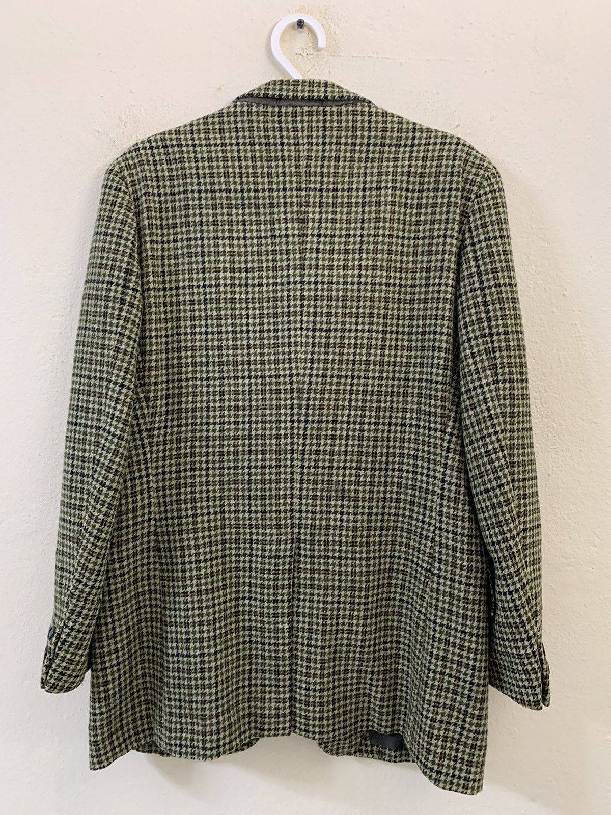 Burberry Vintage 80s Burberrys Plaid Wool Blazer Jacket Size US M / EU 48-50 / 2 - 8 Thumbnail