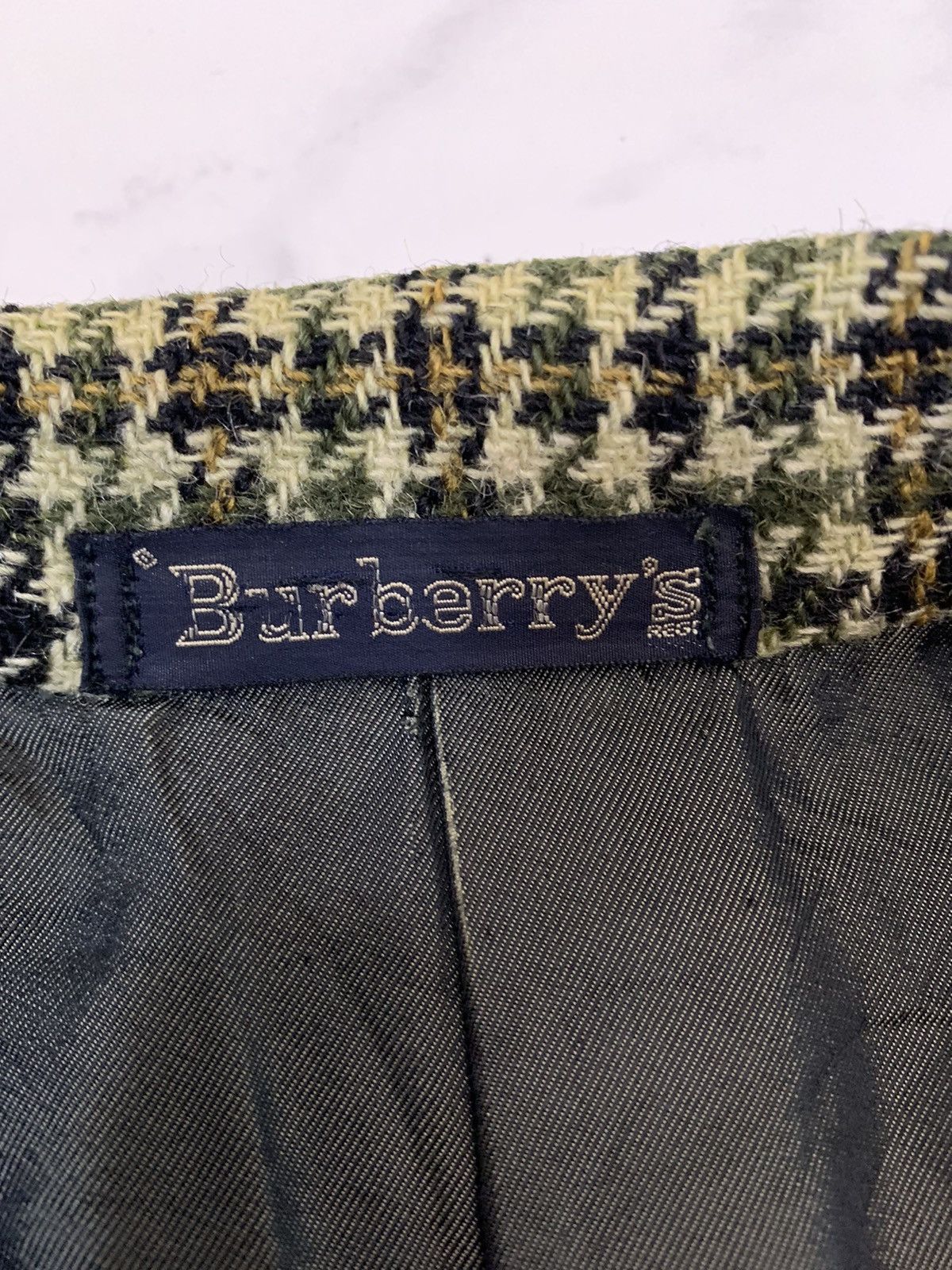 Burberry Vintage 80s Burberrys Plaid Wool Blazer Jacket Size US M / EU 48-50 / 2 - 5 Thumbnail
