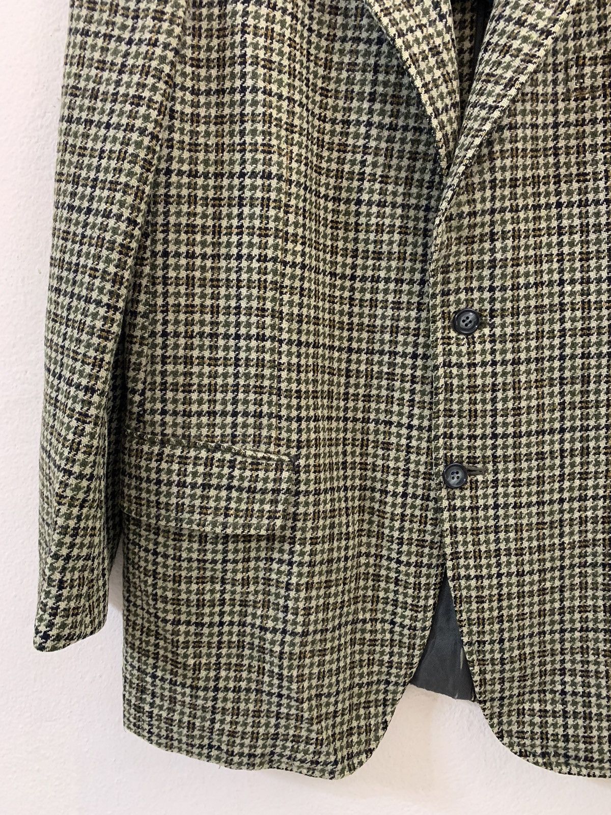Burberry Vintage 80s Burberrys Plaid Wool Blazer Jacket Size US M / EU 48-50 / 2 - 3 Thumbnail