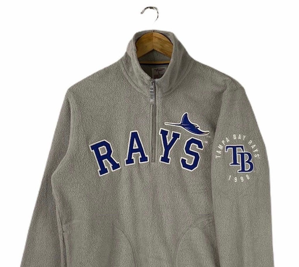 MLB × Vintage Vintage TAMPA BAY RAYS AMERICAN MLB Fleece Sweatshirt Jumper Size US M / EU 48-50 / 2 - 3 Thumbnail