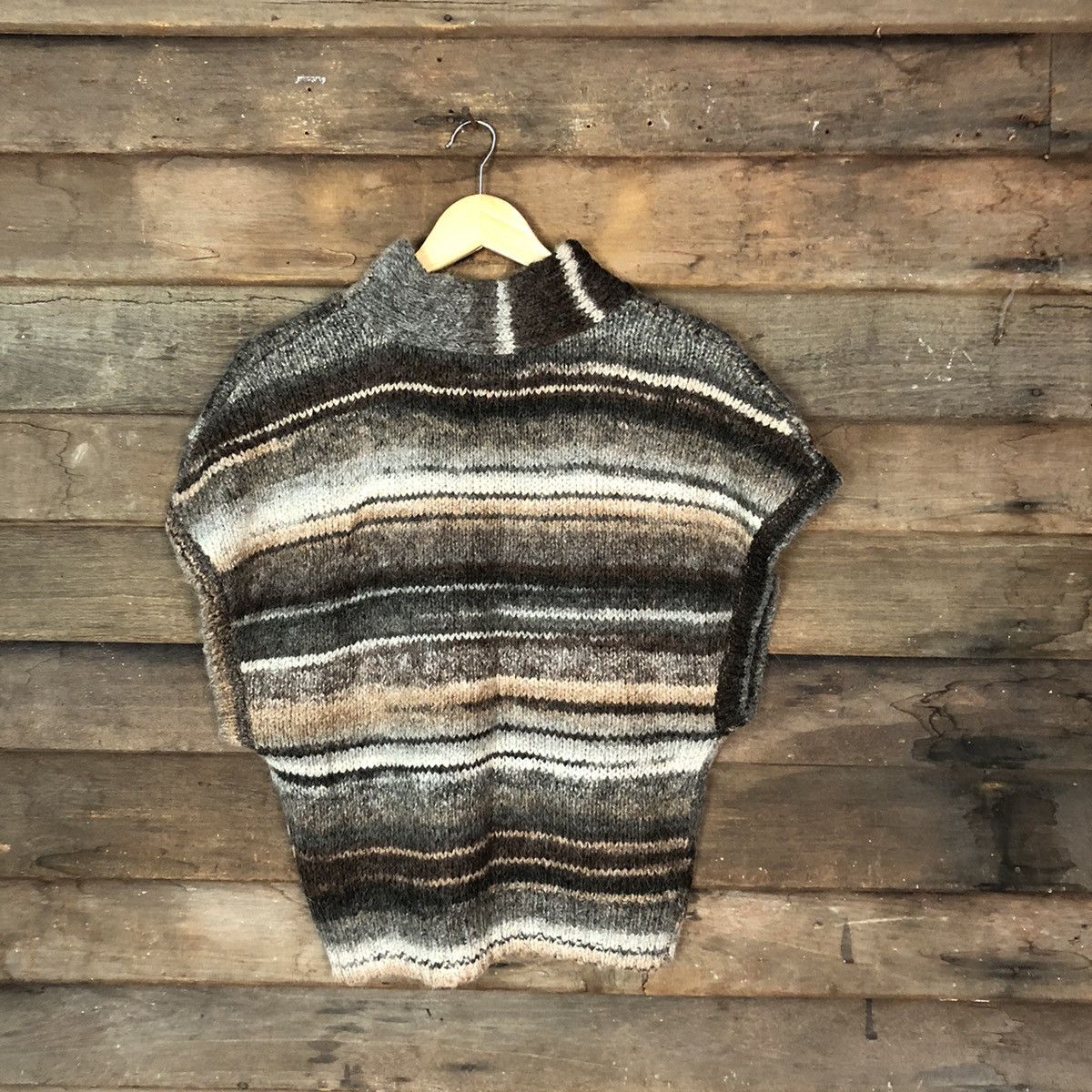 Homespun Knitwear × Japanese Brand × OVER THE STRiPES Donnez Mei Knitwear mohair japan stripe #087B Size US M / EU 48-50 / 2 - 9 Thumbnail