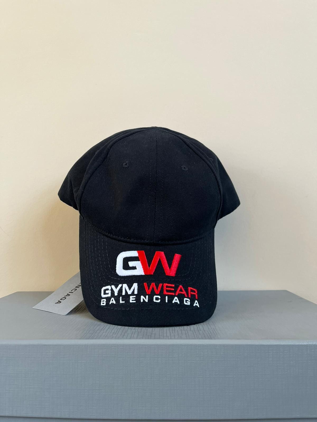 Balenciaga Gym Wear Logo Hat in Black Size ONE SIZE - 4 Thumbnail