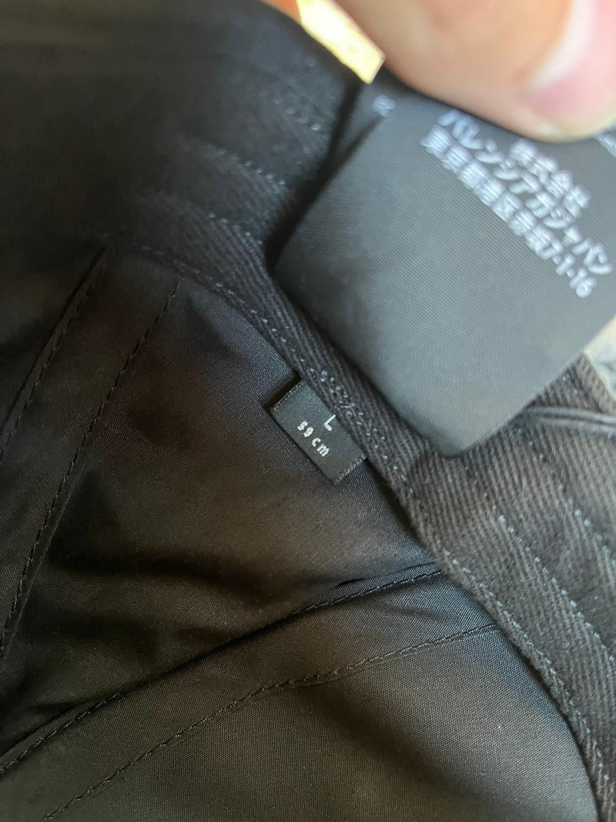 Balenciaga Gym Wear Logo Hat in Black Size ONE SIZE - 8 Thumbnail