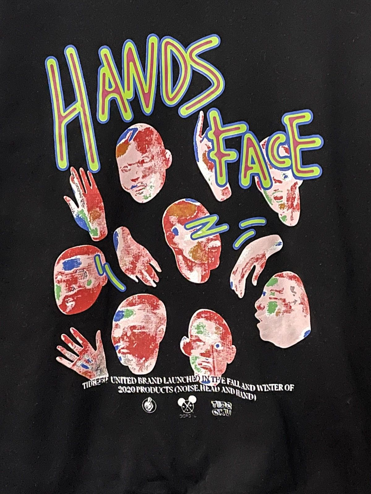 Japanese Brand × Vintage Vintage Hand Face Big Logo Art Design Printed Sweatshirt Size US M / EU 48-50 / 2 - 2 Thumbnail
