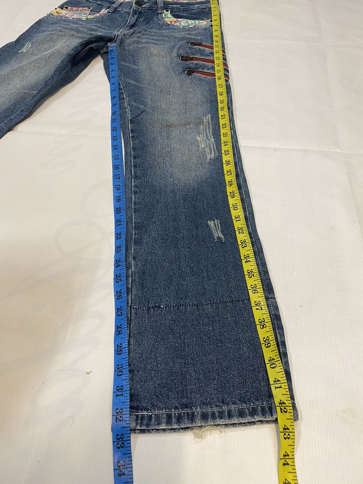 Japanese Brand × Vintage Vintage Jack Serika Crafted With Expert Artist Work Denim Size US 31 - 18 Thumbnail