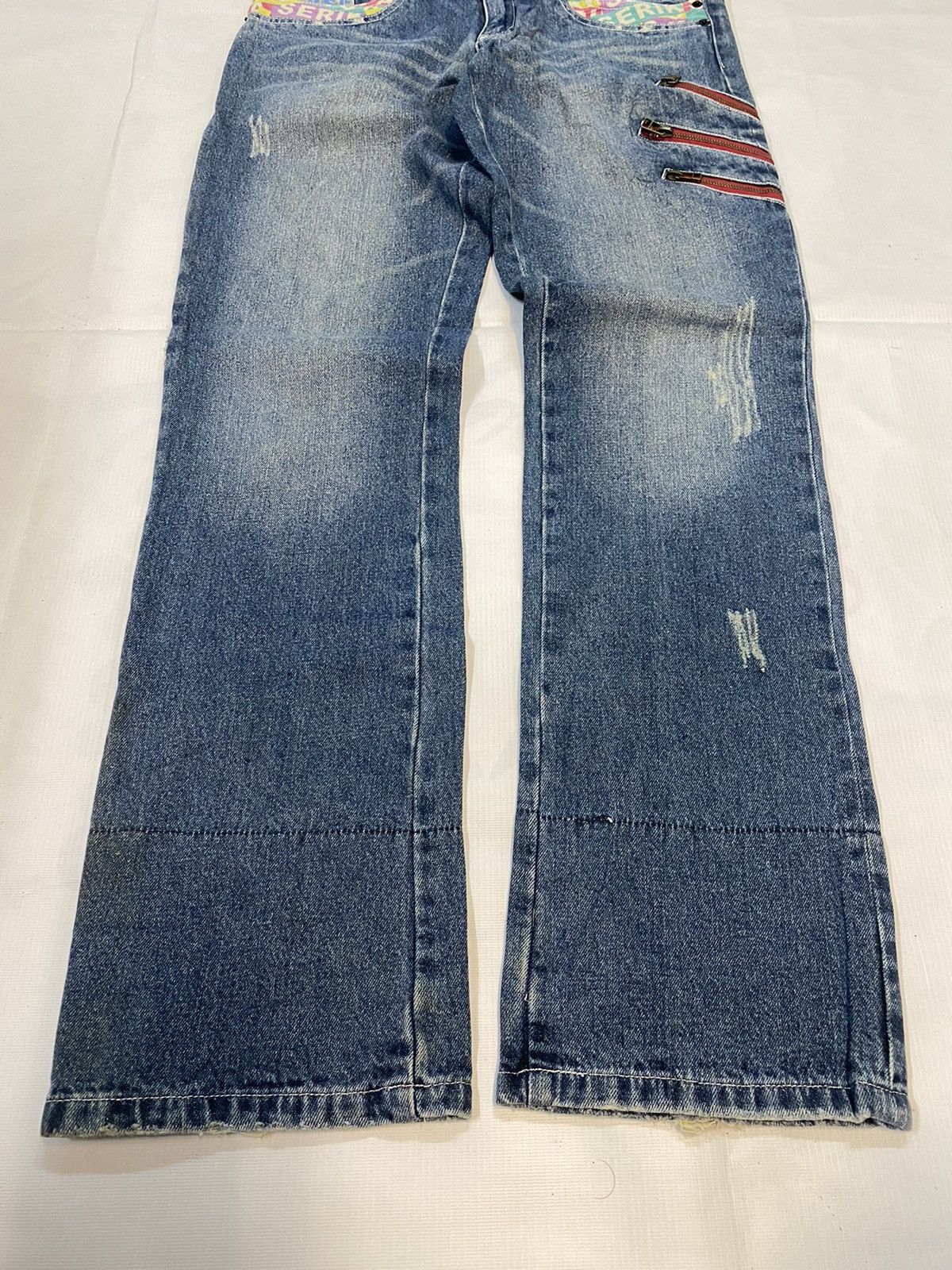 Japanese Brand × Vintage Vintage Jack Serika Crafted With Expert Artist Work Denim Size US 31 - 7 Thumbnail