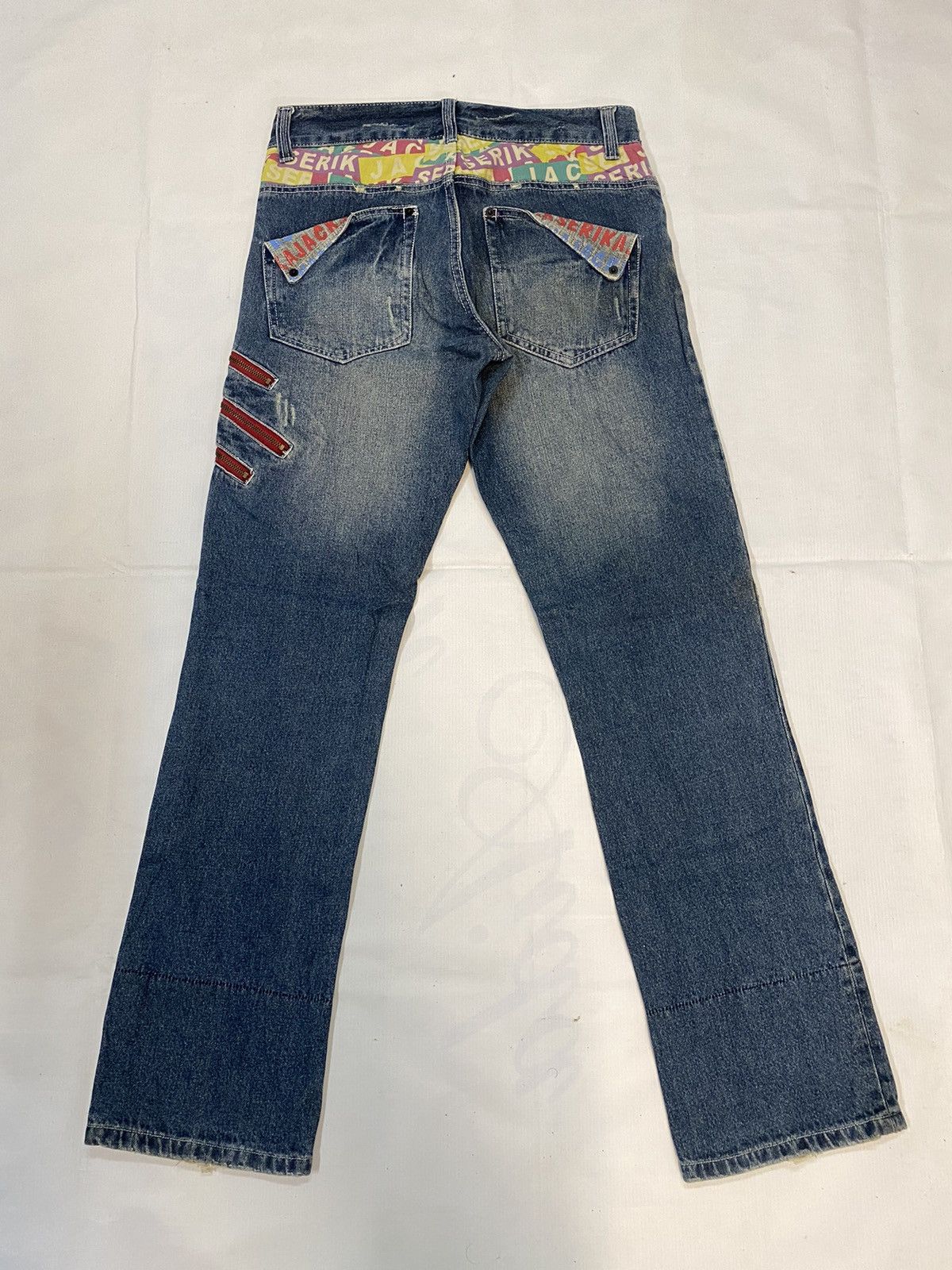 Japanese Brand × Vintage Vintage Jack Serika Crafted With Expert Artist Work Denim Size US 31 - 13 Thumbnail