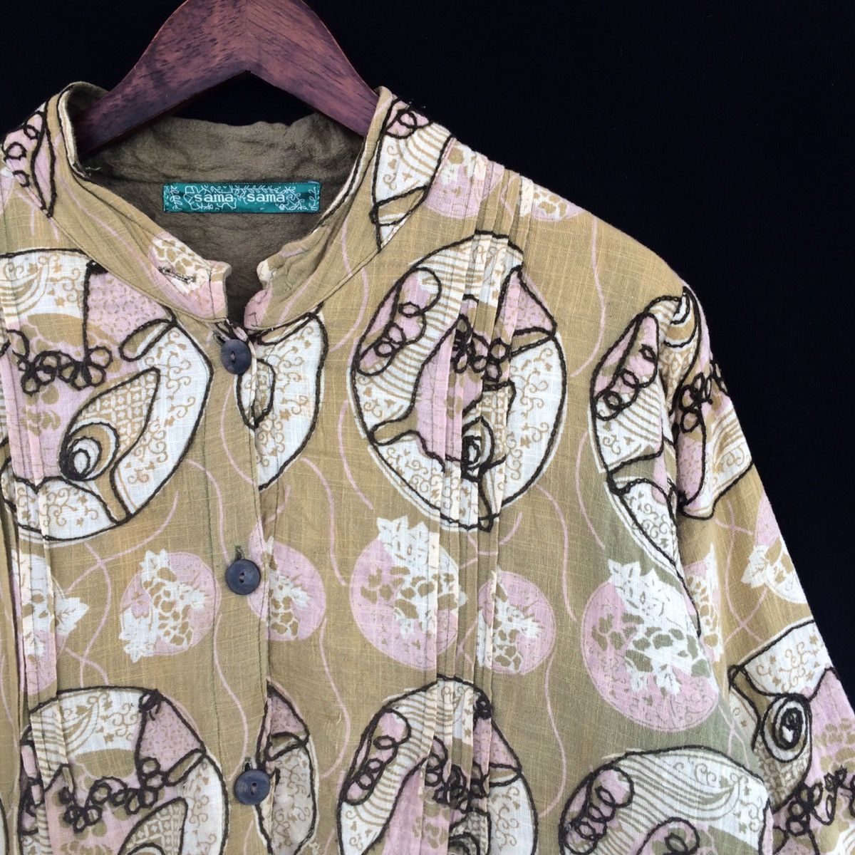 Japanese Brand Japanese Brand Sama Sama Mandarin Kapital Style Jacket Size US M / EU 48-50 / 2 - 7 Thumbnail