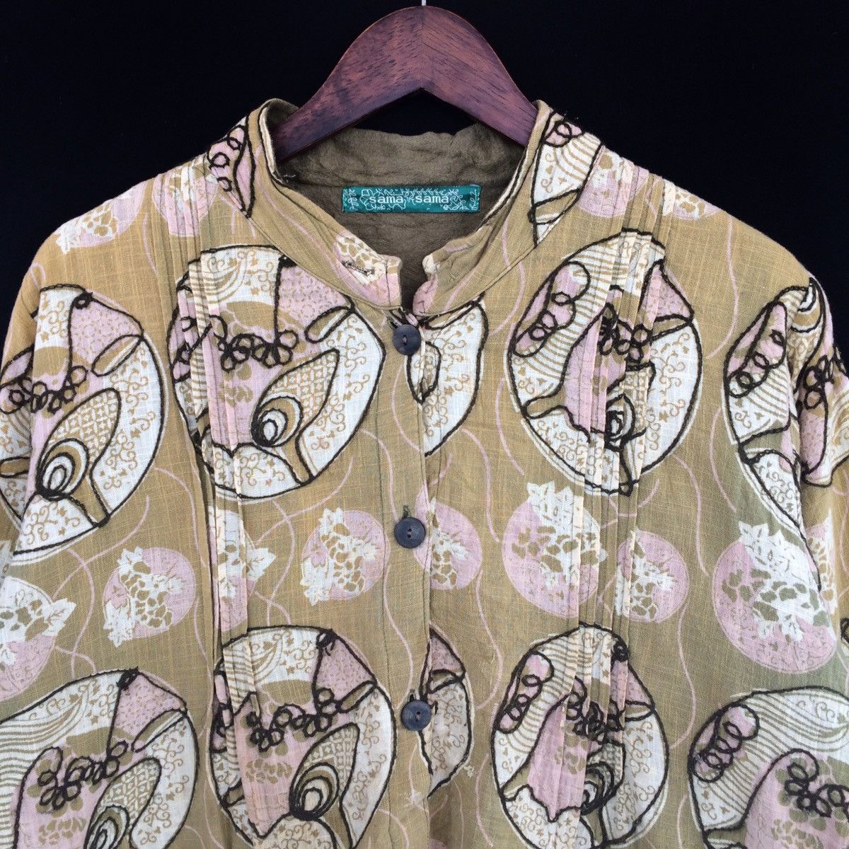 Japanese Brand Japanese Brand Sama Sama Mandarin Kapital Style Jacket Size US M / EU 48-50 / 2 - 3 Thumbnail