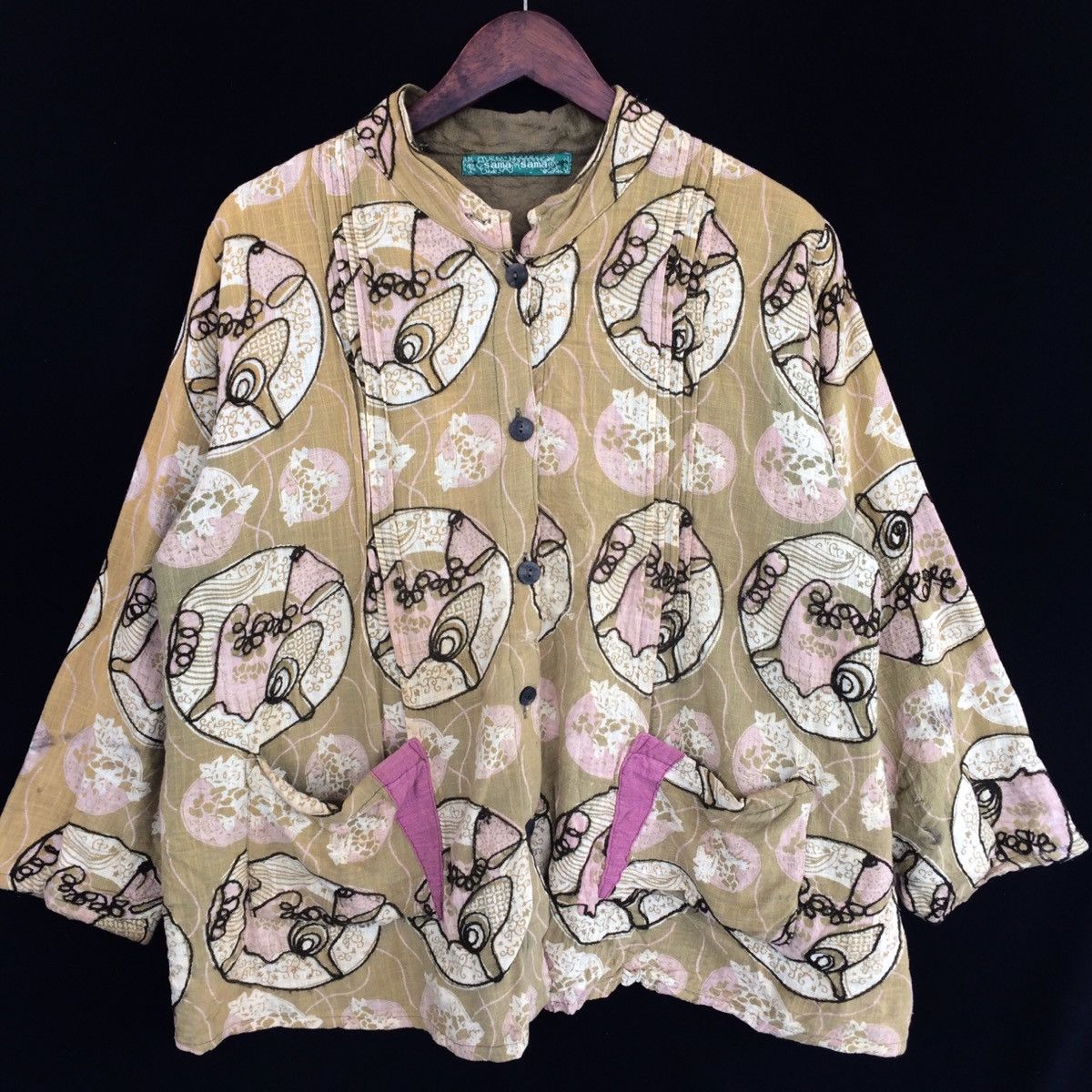 Japanese Brand Japanese Brand Sama Sama Mandarin Kapital Style Jacket Size US M / EU 48-50 / 2 - 2 Thumbnail