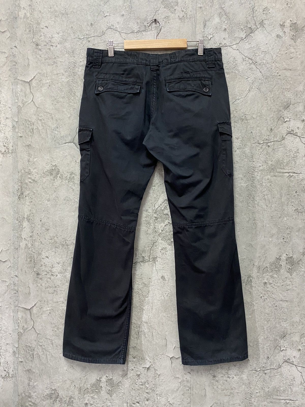 Japanese Brand × Vintage Vintage DPS Japan Cargo Trousers Low Loose Bot Size US 33 - 2 Thumbnail