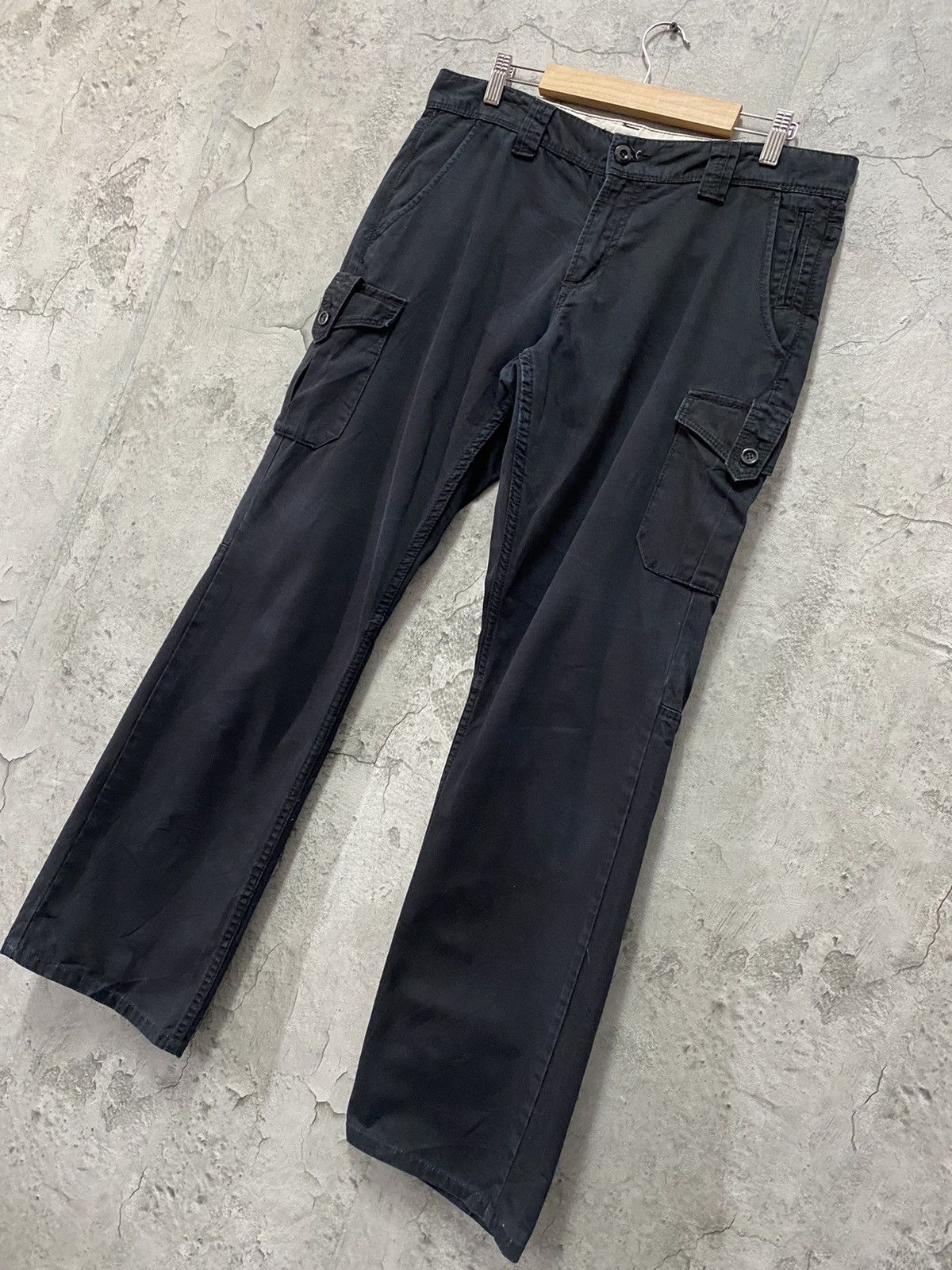 Japanese Brand × Vintage Vintage DPS Japan Cargo Trousers Low Loose Bot Size US 33 - 3 Thumbnail