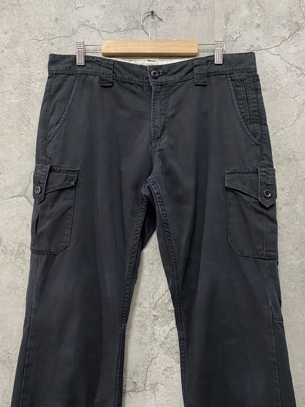 Japanese Brand × Vintage Vintage DPS Japan Cargo Trousers Low Loose Bot Size US 33 - 4 Thumbnail