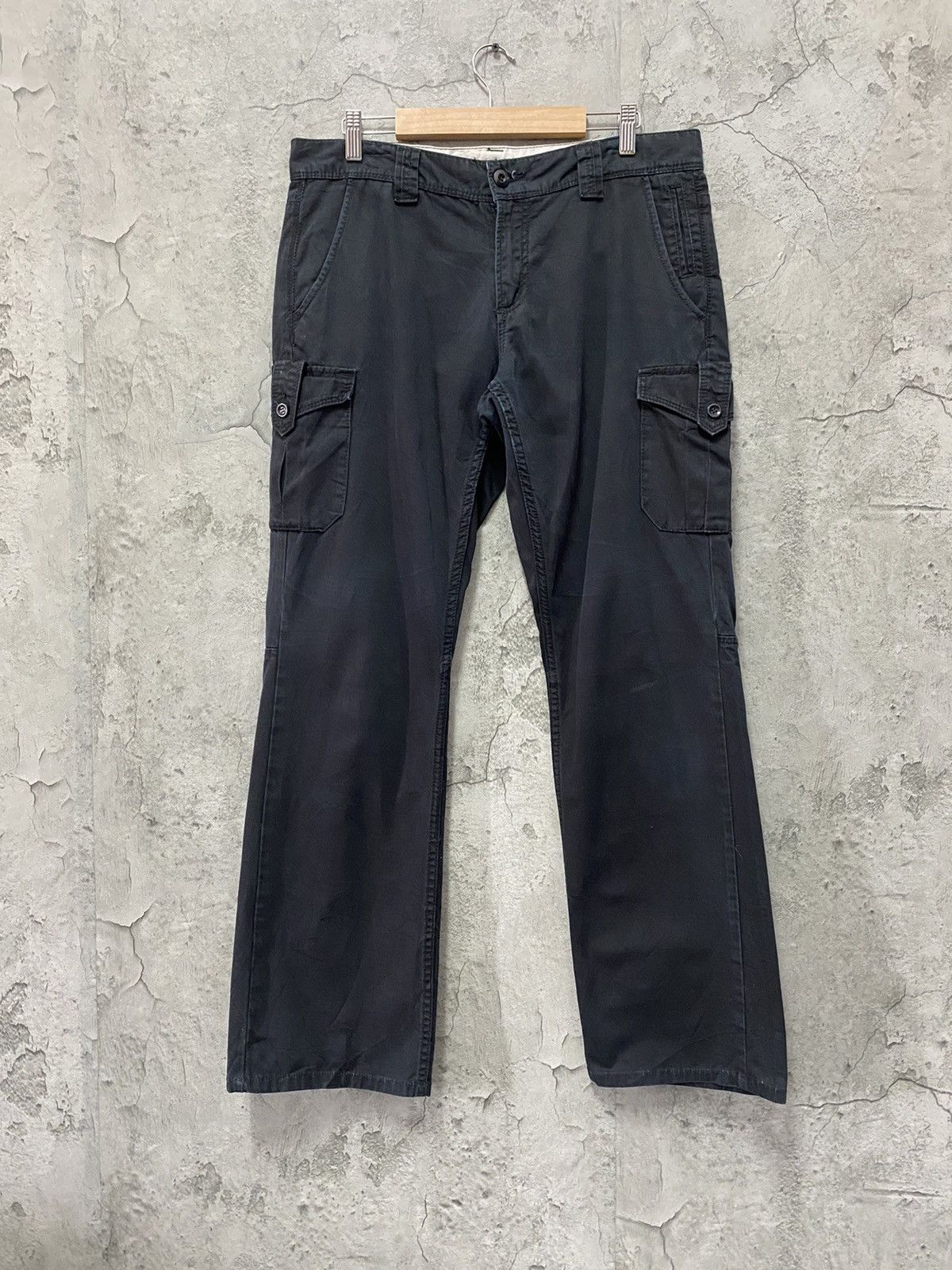 Japanese Brand × Vintage Vintage DPS Japan Cargo Trousers Low Loose Bot Size US 33 - 1 Thumbnail