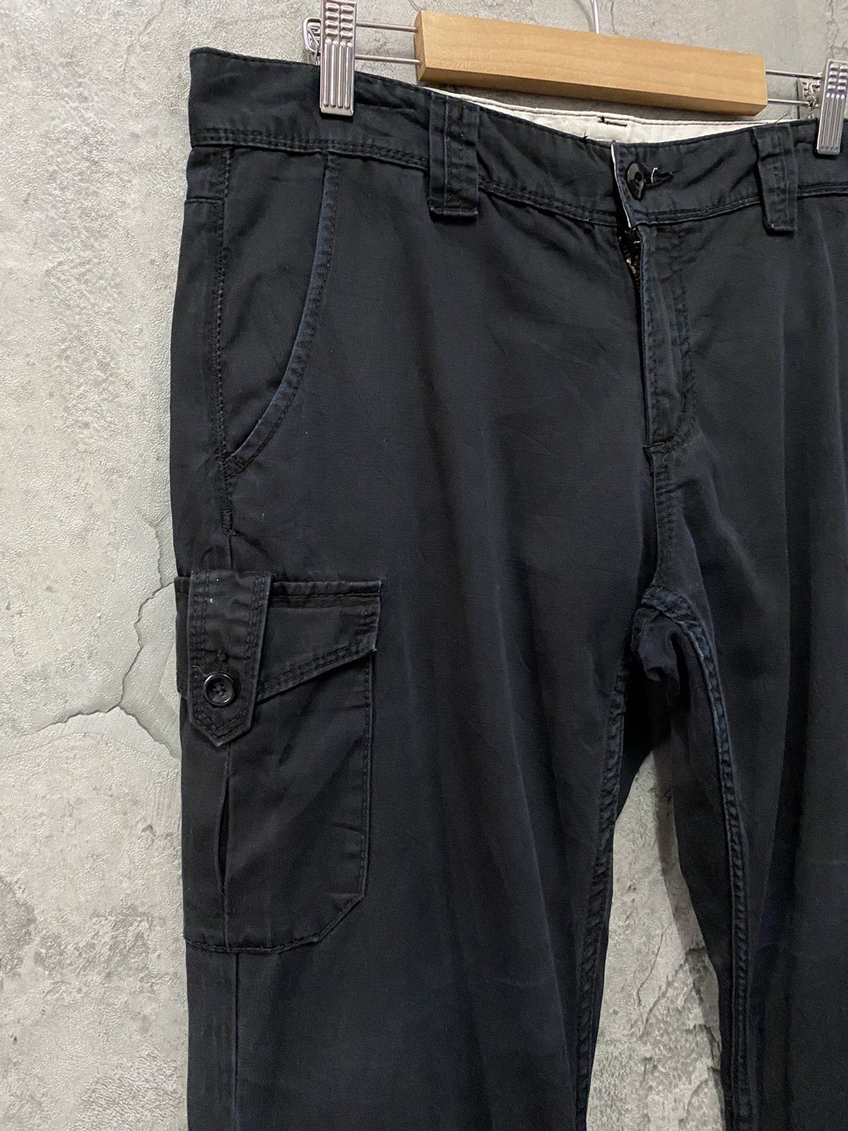Japanese Brand × Vintage Vintage DPS Japan Cargo Trousers Low Loose Bot Size US 33 - 7 Thumbnail