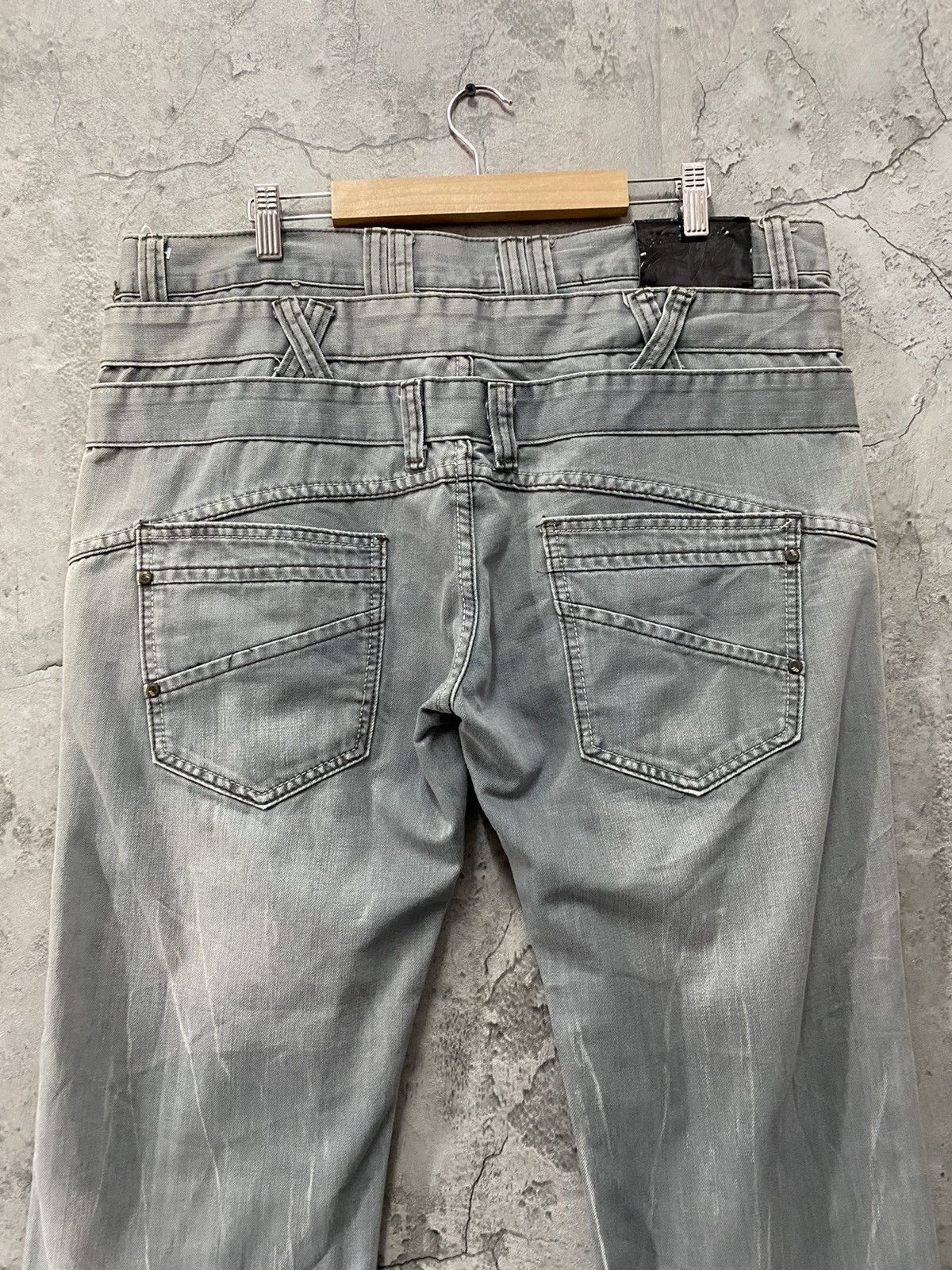 Designer × Japanese Brand Vintage R7C Triple Waist Bush Pocket Pants Size US 36 / EU 52 - 10 Thumbnail