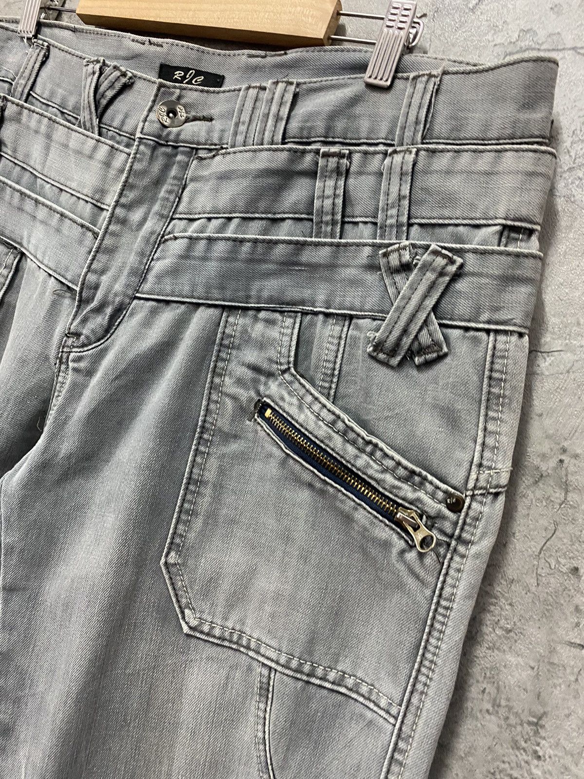 Designer × Japanese Brand Vintage R7C Triple Waist Bush Pocket Pants Size US 36 / EU 52 - 6 Thumbnail