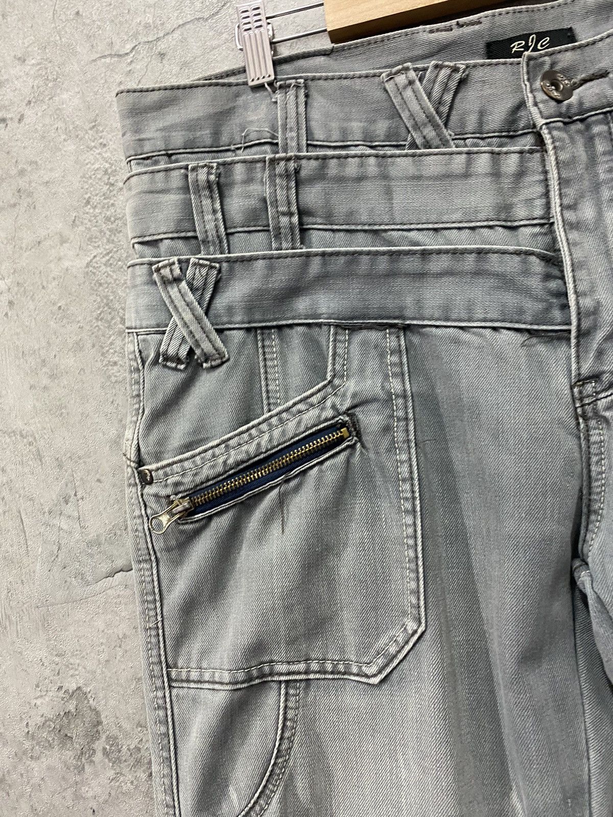 Designer × Japanese Brand Vintage R7C Triple Waist Bush Pocket Pants Size US 36 / EU 52 - 7 Thumbnail