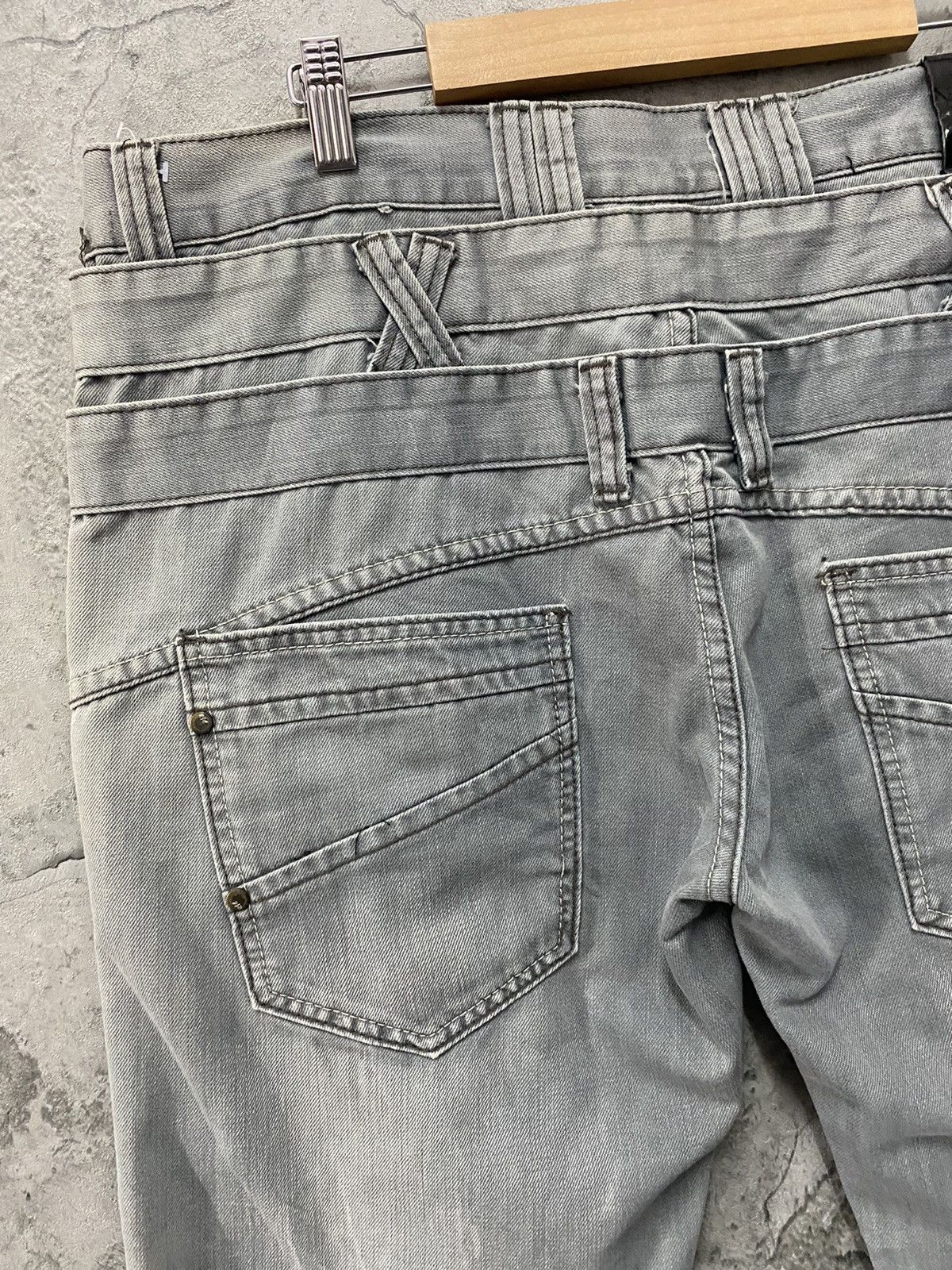 Designer × Japanese Brand Vintage R7C Triple Waist Bush Pocket Pants Size US 36 / EU 52 - 13 Thumbnail