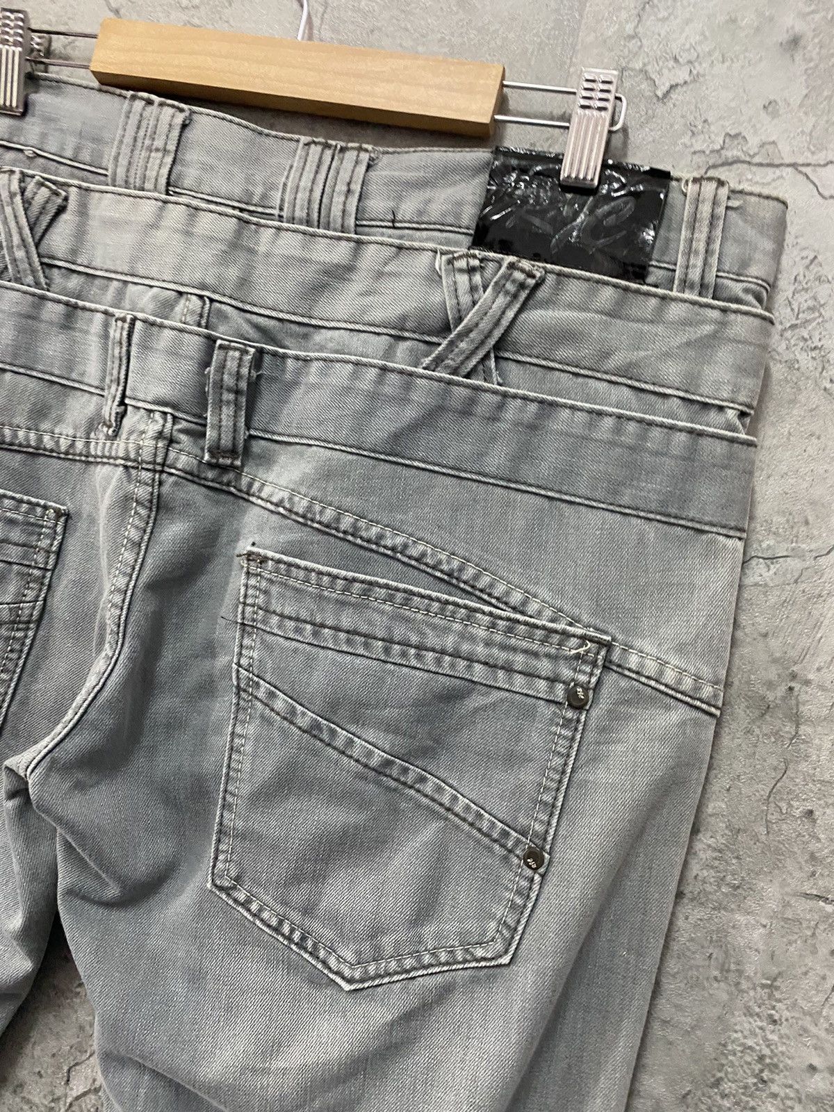 Designer × Japanese Brand Vintage R7C Triple Waist Bush Pocket Pants Size US 36 / EU 52 - 12 Thumbnail