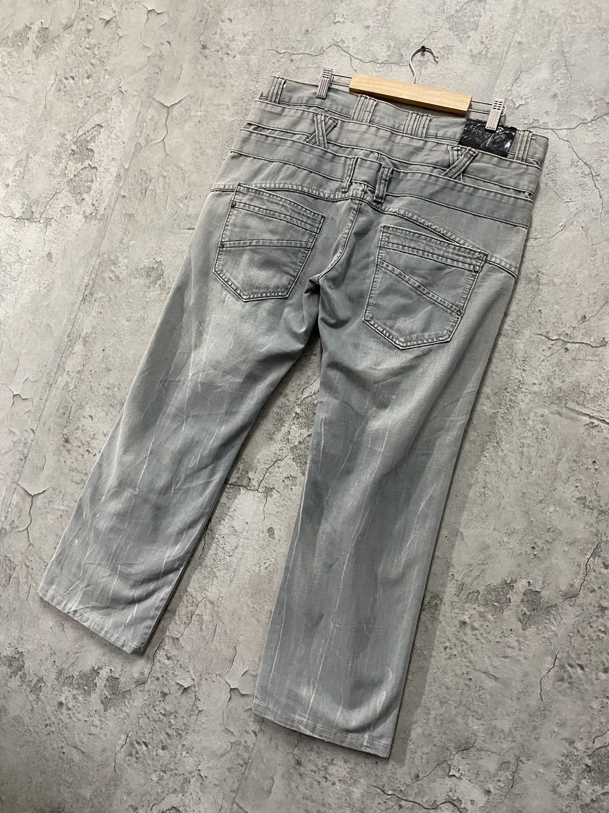 Designer × Japanese Brand Vintage R7C Triple Waist Bush Pocket Pants Size US 36 / EU 52 - 9 Thumbnail