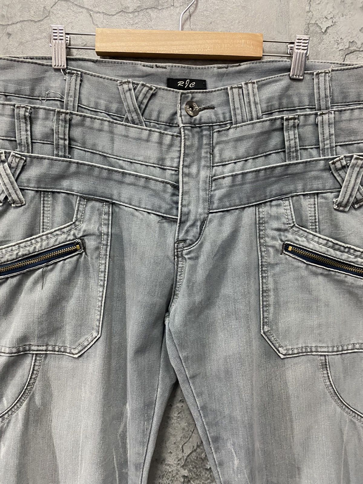 Designer × Japanese Brand Vintage R7C Triple Waist Bush Pocket Pants Size US 36 / EU 52 - 8 Thumbnail