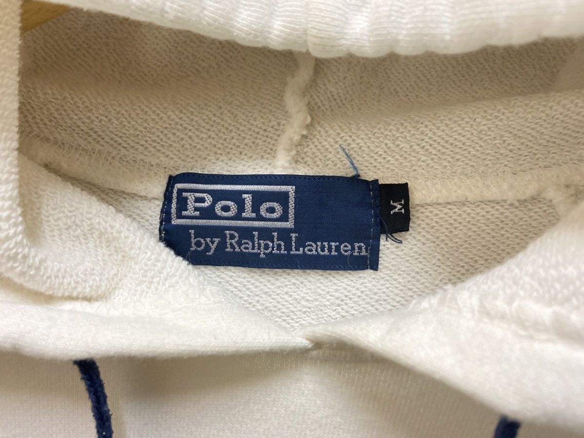 Polo Ralph Lauren × Vintage Vintage Polo Ralph Lauren Big Logo White Hoodie Size US M / EU 48-50 / 2 - 6 Thumbnail