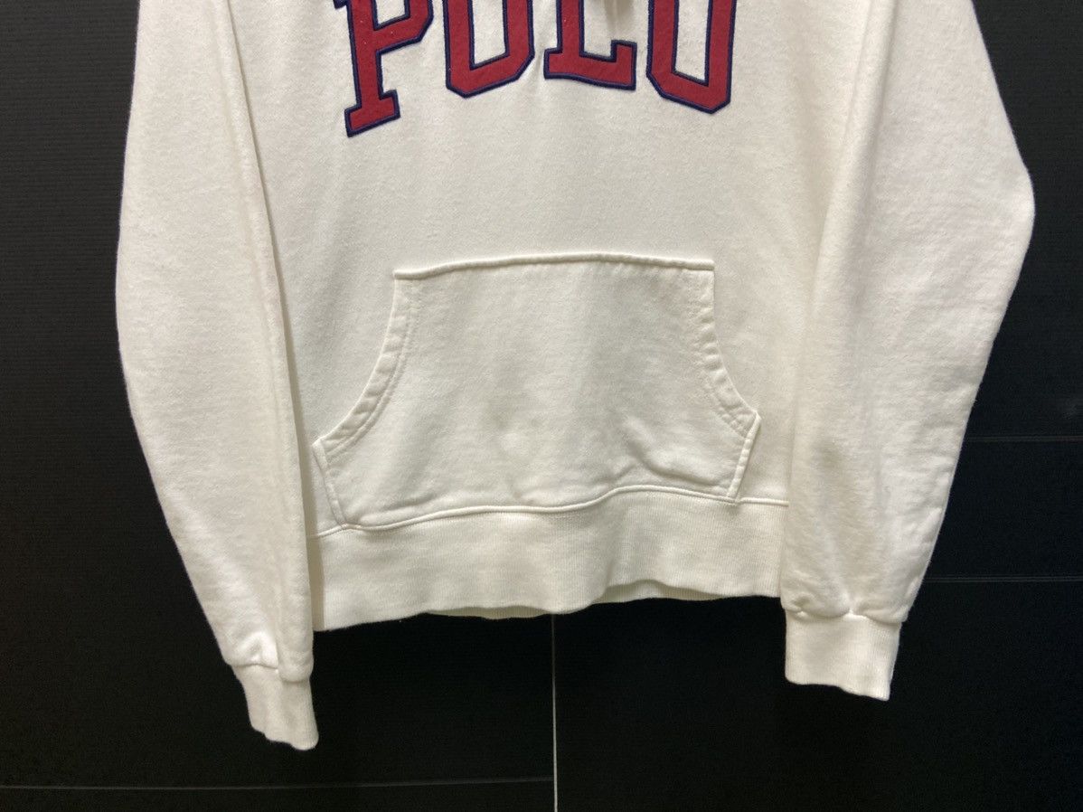 Polo Ralph Lauren × Vintage Vintage Polo Ralph Lauren Big Logo White Hoodie Size US M / EU 48-50 / 2 - 4 Thumbnail