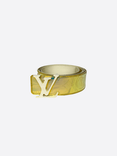 Louis Vuitton LV Shape Belt Limited Edition Monogram Prism PVC Wide  Multicolor 7140859
