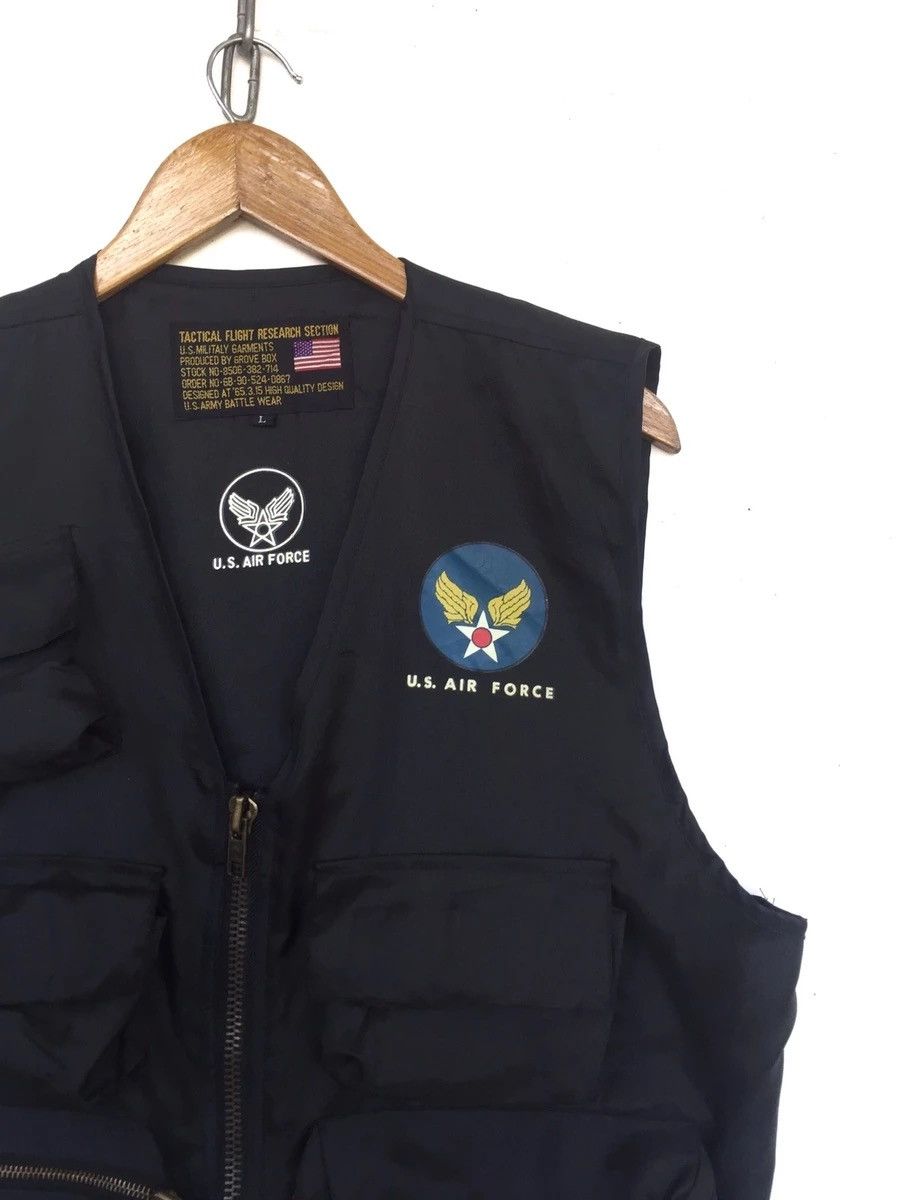 Vintage Vintage Military Us Air Force Army Tactical Vest Jacket Size US M / EU 48-50 / 2 - 2 Thumbnail