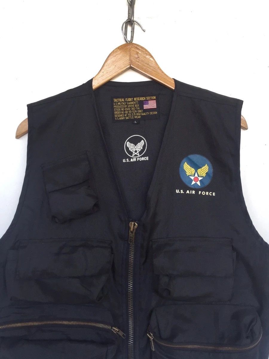 Vintage Vintage Military Us Air Force Army Tactical Vest Jacket Size US M / EU 48-50 / 2 - 4 Thumbnail