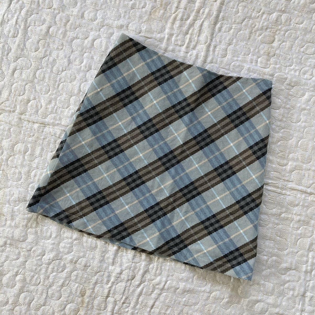 Burberry AUTHENTIC BURBERRY NOVA BLUE NOVA CHECK SEXY SKIRT Size 36" / US 14 / IT 50 - 2 Thumbnail