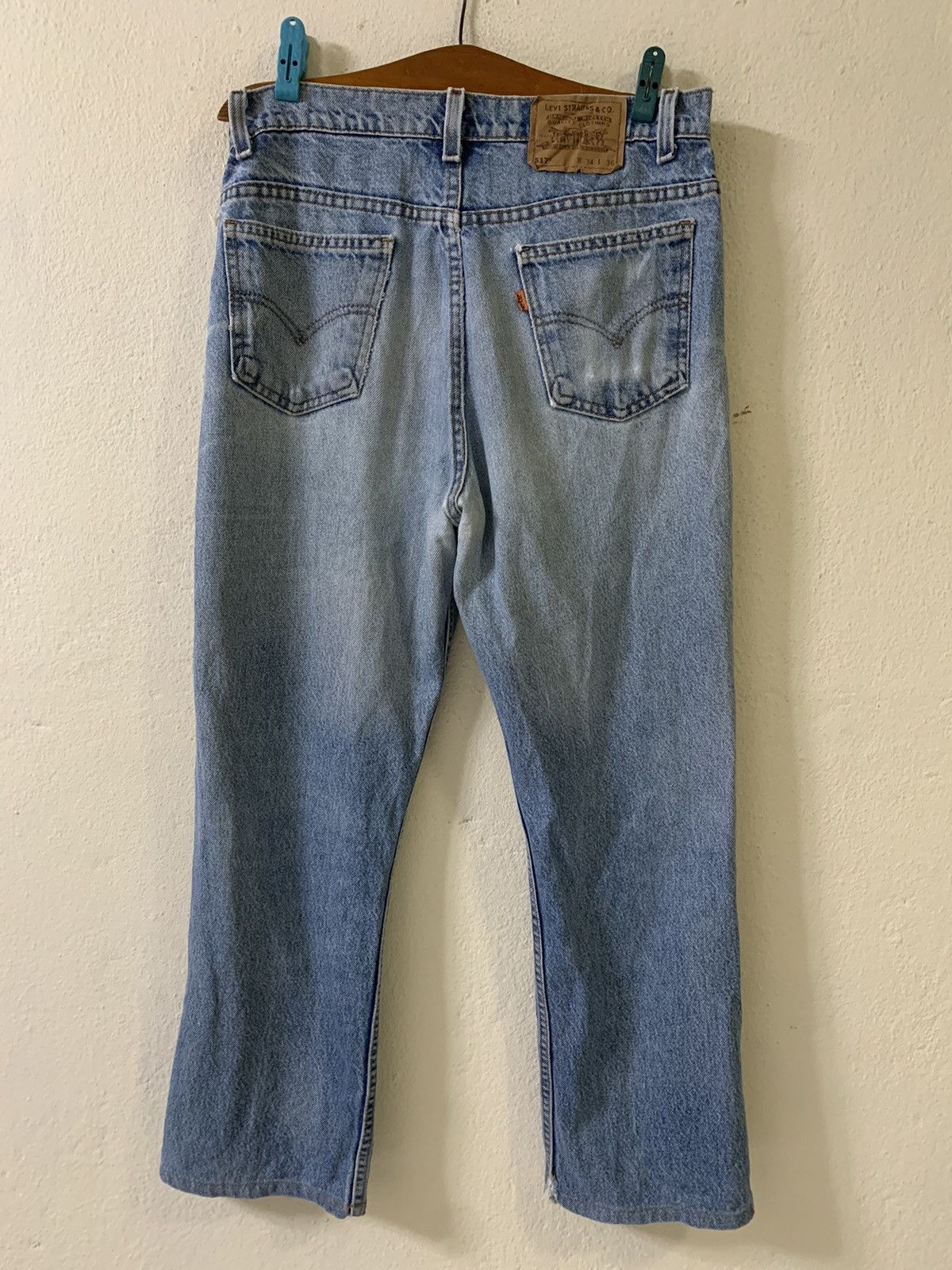 Levi's Vintage 90s Levis 517 Orange Tab Jeans Size US 34 / EU 50 - 8 Thumbnail
