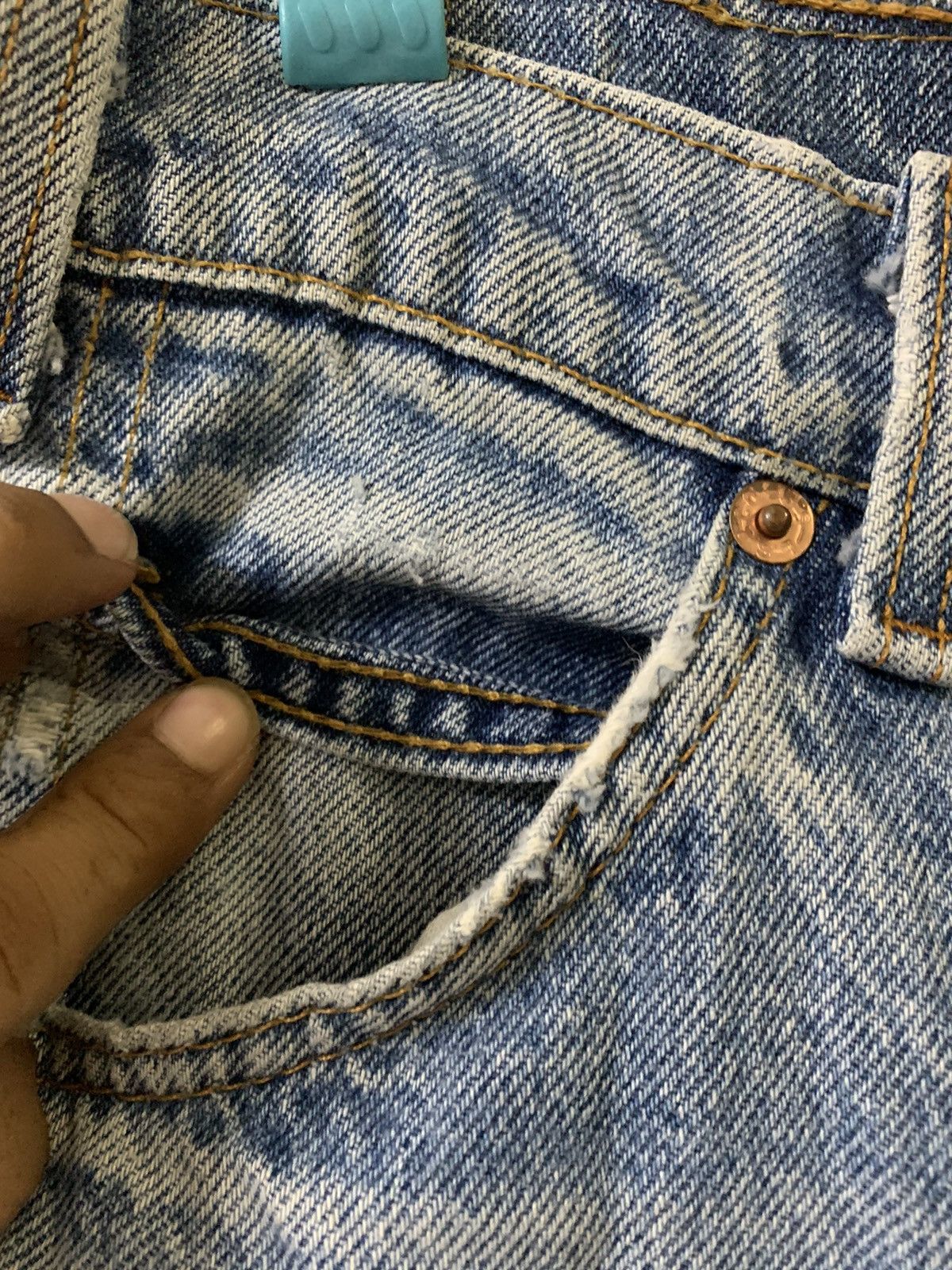 Levi's Vintage 90s Levis 517 Orange Tab Jeans Size US 34 / EU 50 - 5 Thumbnail