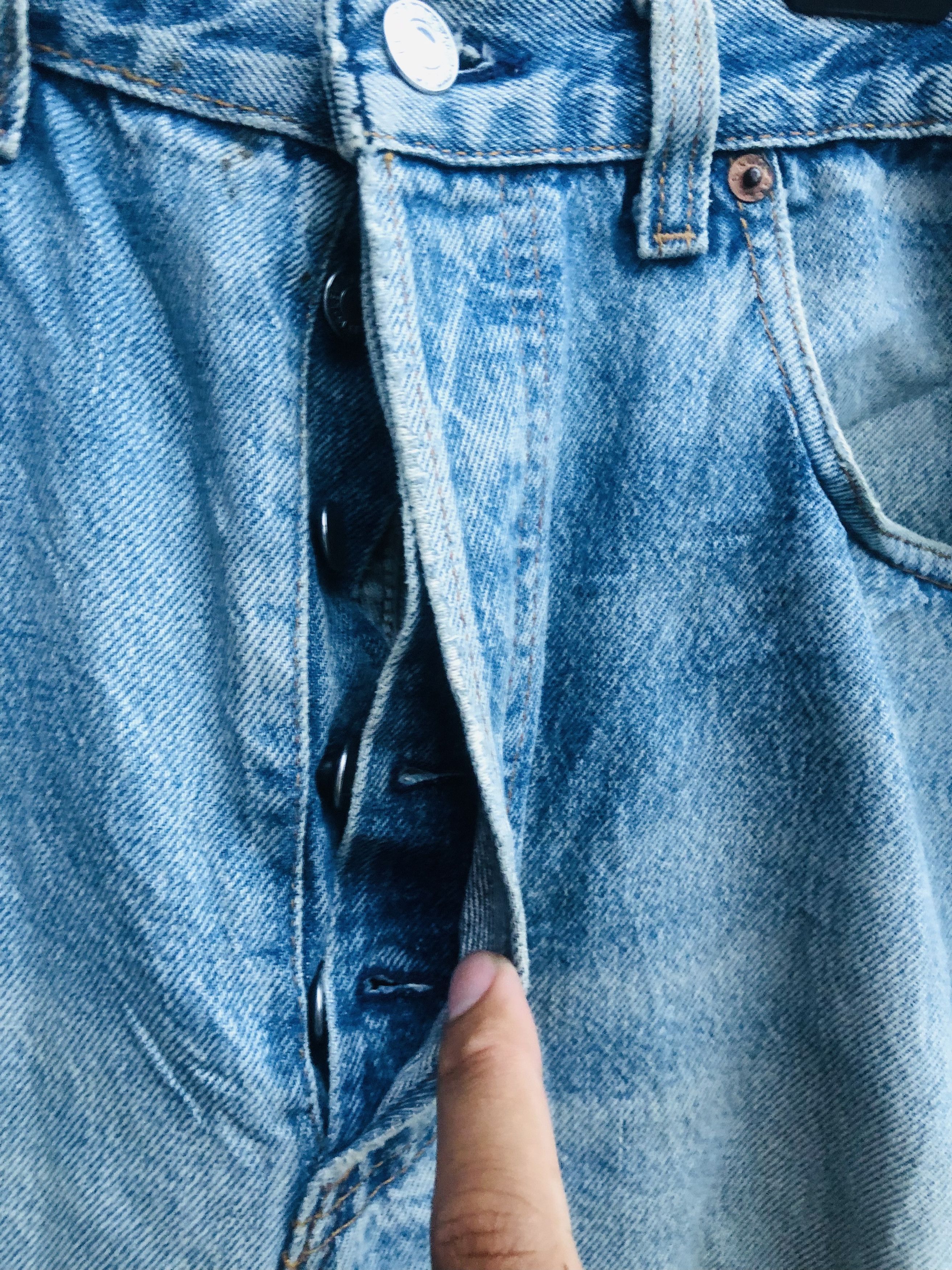 Japanese Brand × Vintage Vintage Levis Distressed Sky Blue Colour Designer Style Size US 31 - 10 Thumbnail